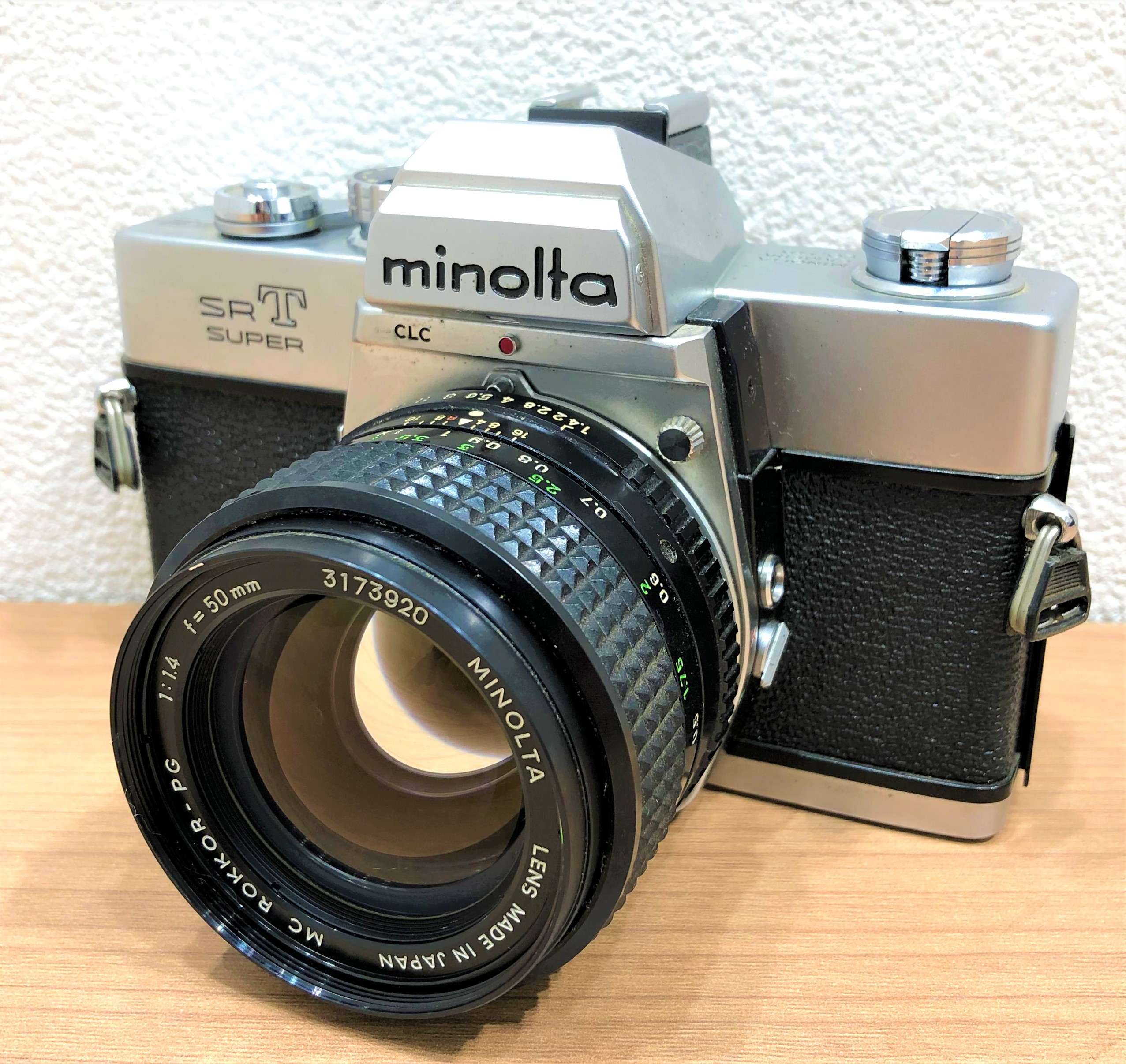 【MINOLTA/ミノルタ】SRT SUPER MC ROKKOR-PG 11.4 50mm 一眼レフフィルムカメラ
