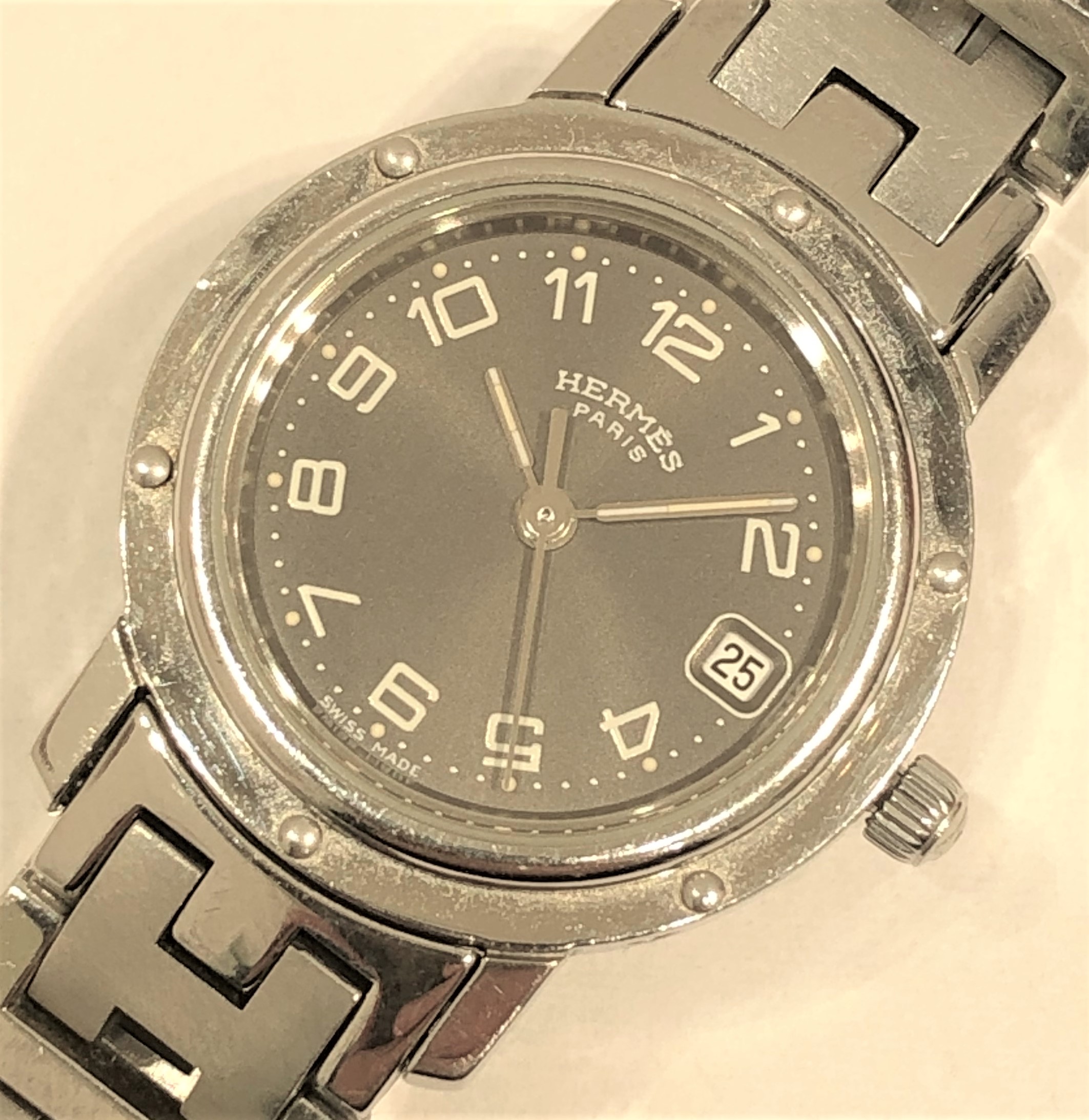 【HERMES/エルメス】クリッパー CL4.210 クオーツ 腕時計