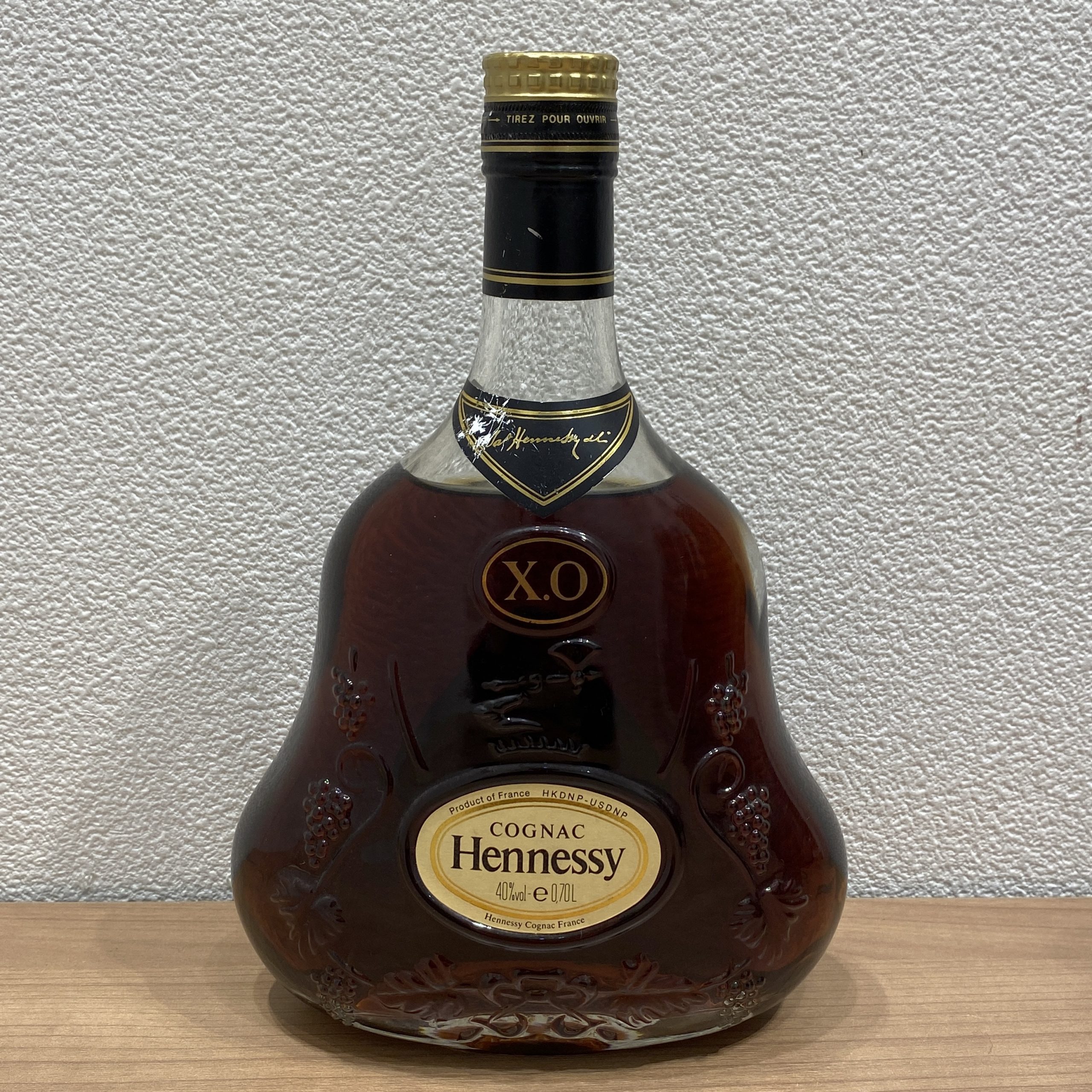 【Hennessy/ヘネシー】XO ブランデー 金キャップ クリアボトル 700ml