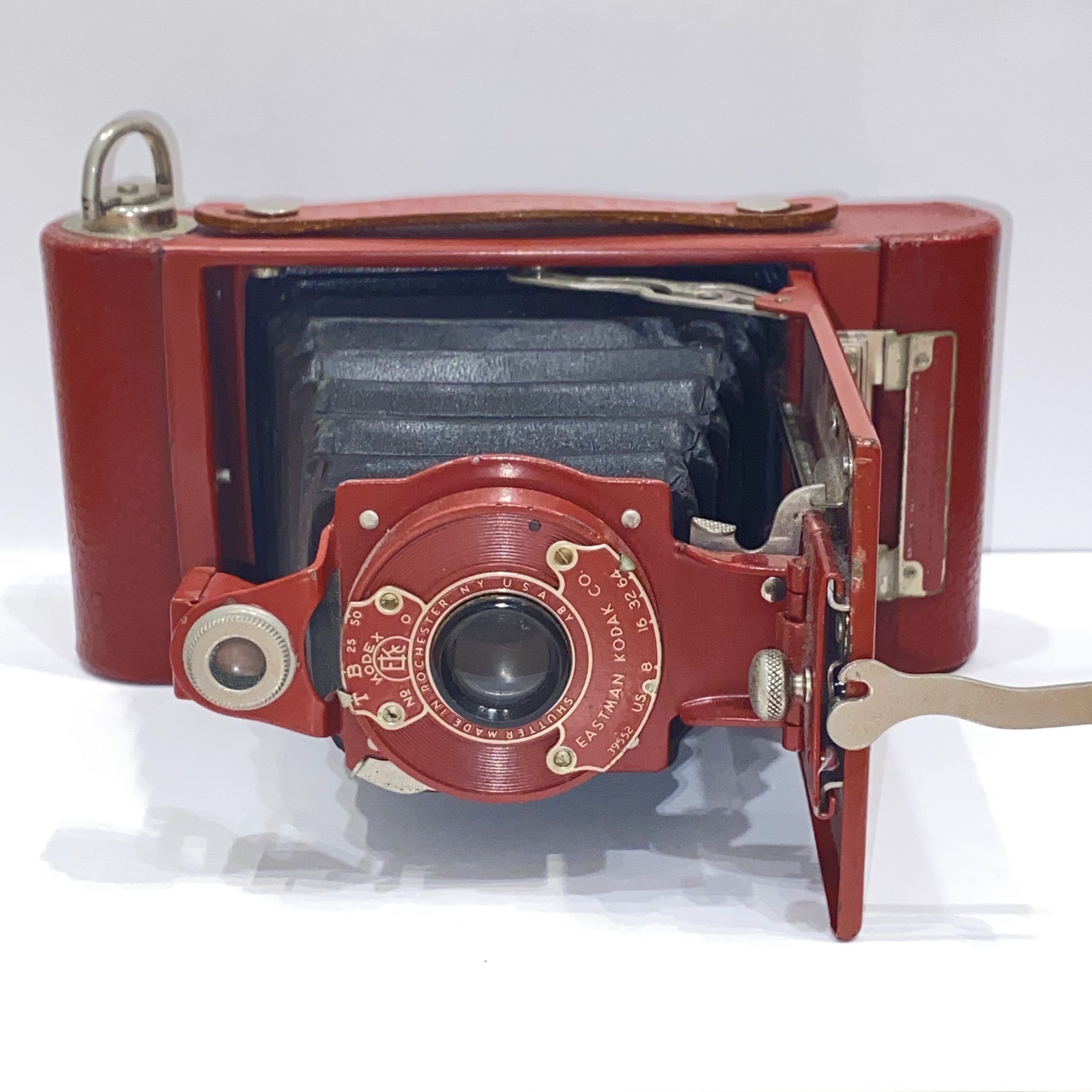 【Kodak RAINBOW/コダックレインボー】HAWL-EYE/ホークアイ 蛇腹カメラ レッド/赤 MODEL B