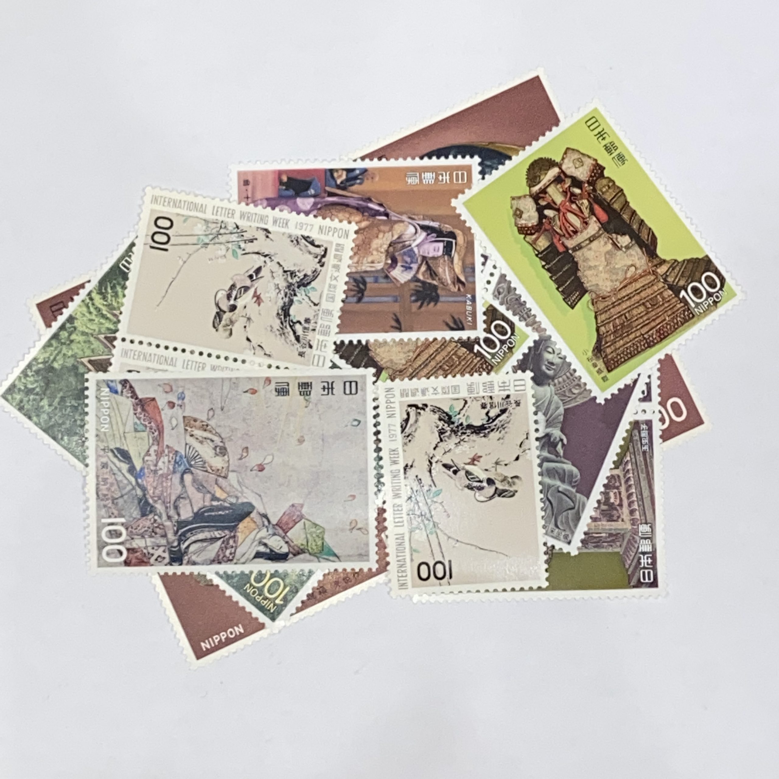 日本バラ切手 100円