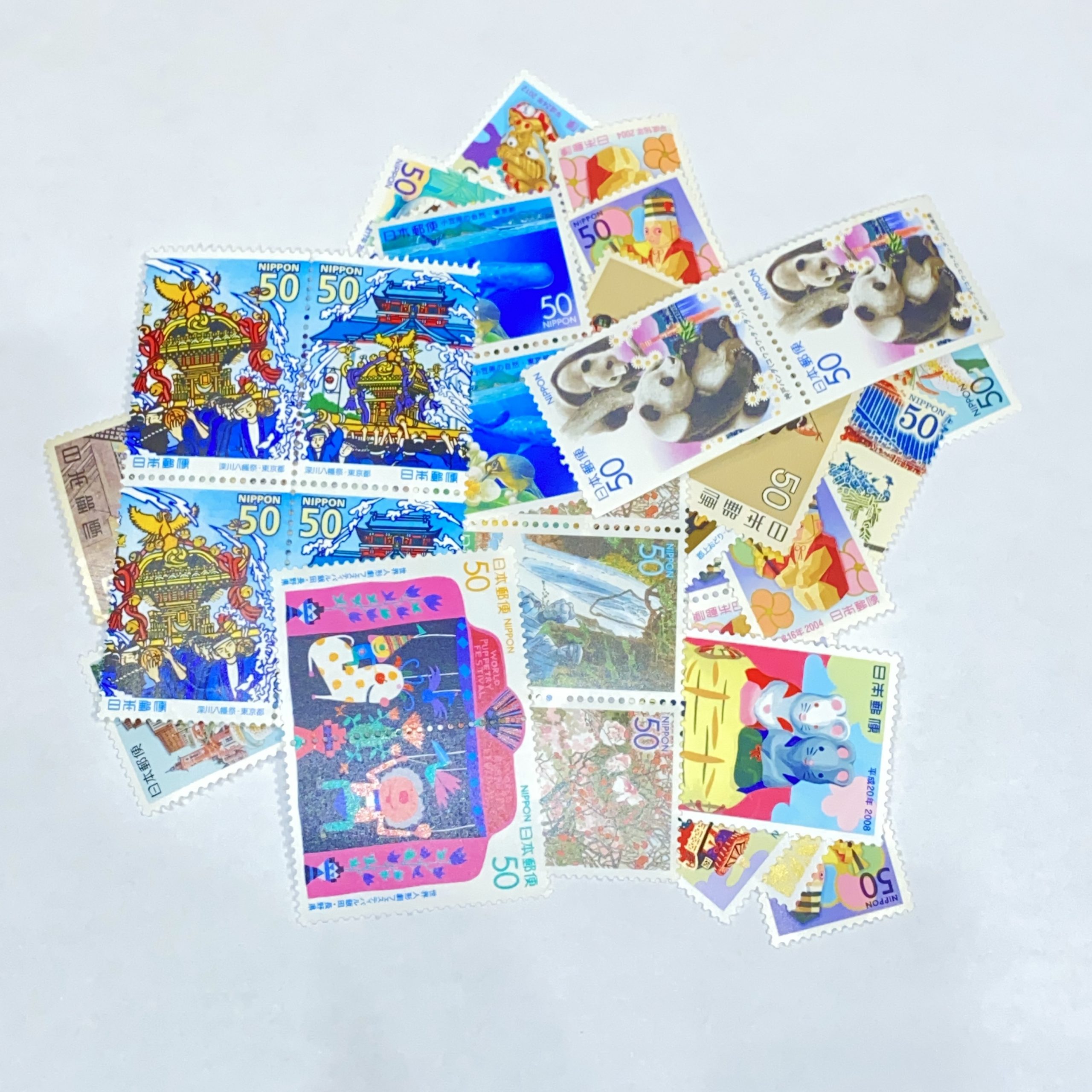 日本バラ切手 50円