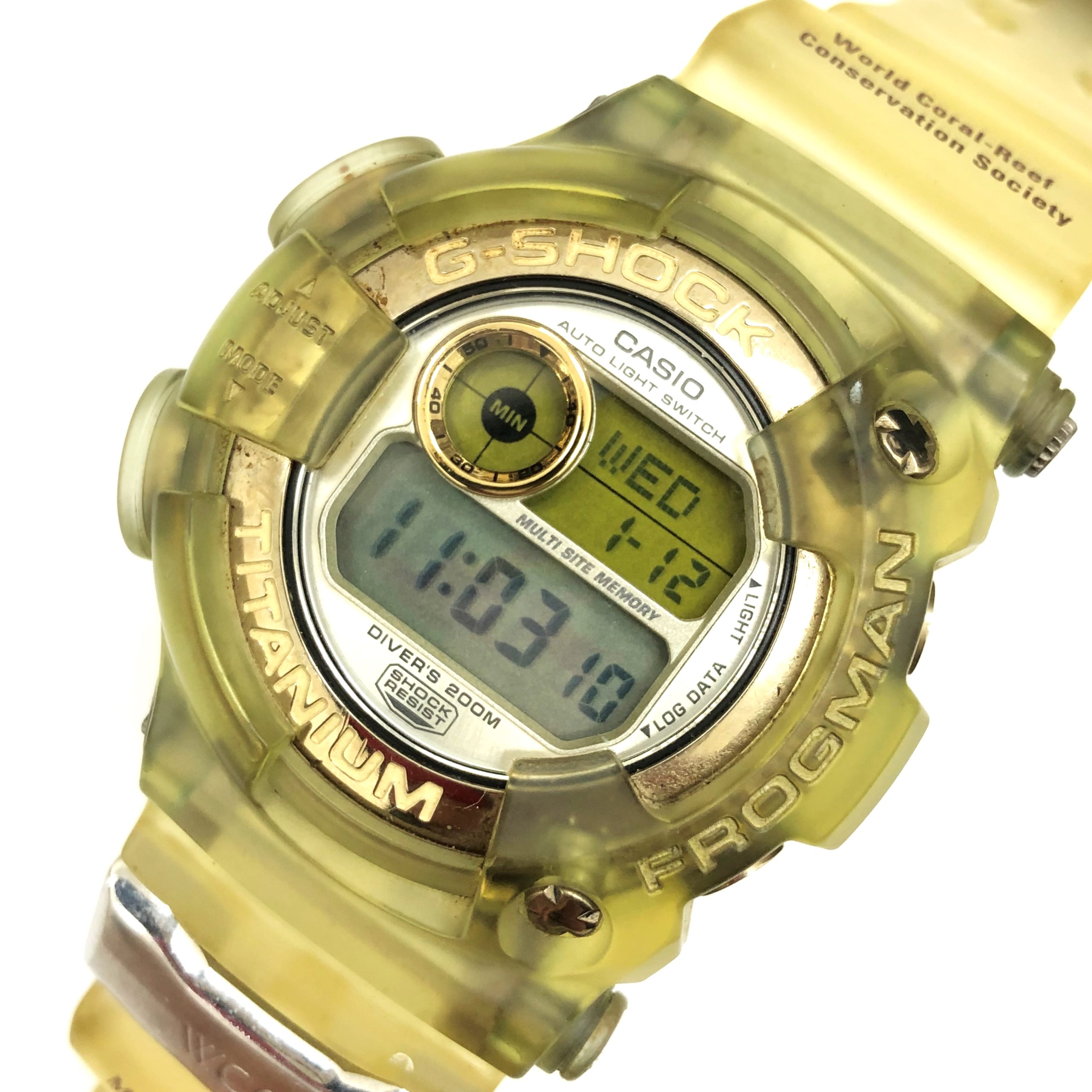 【CASIO/カシオ】G-SHOCK/Gショック フロッグマン W.C.C.S. DW-9901WC デジタル腕時計