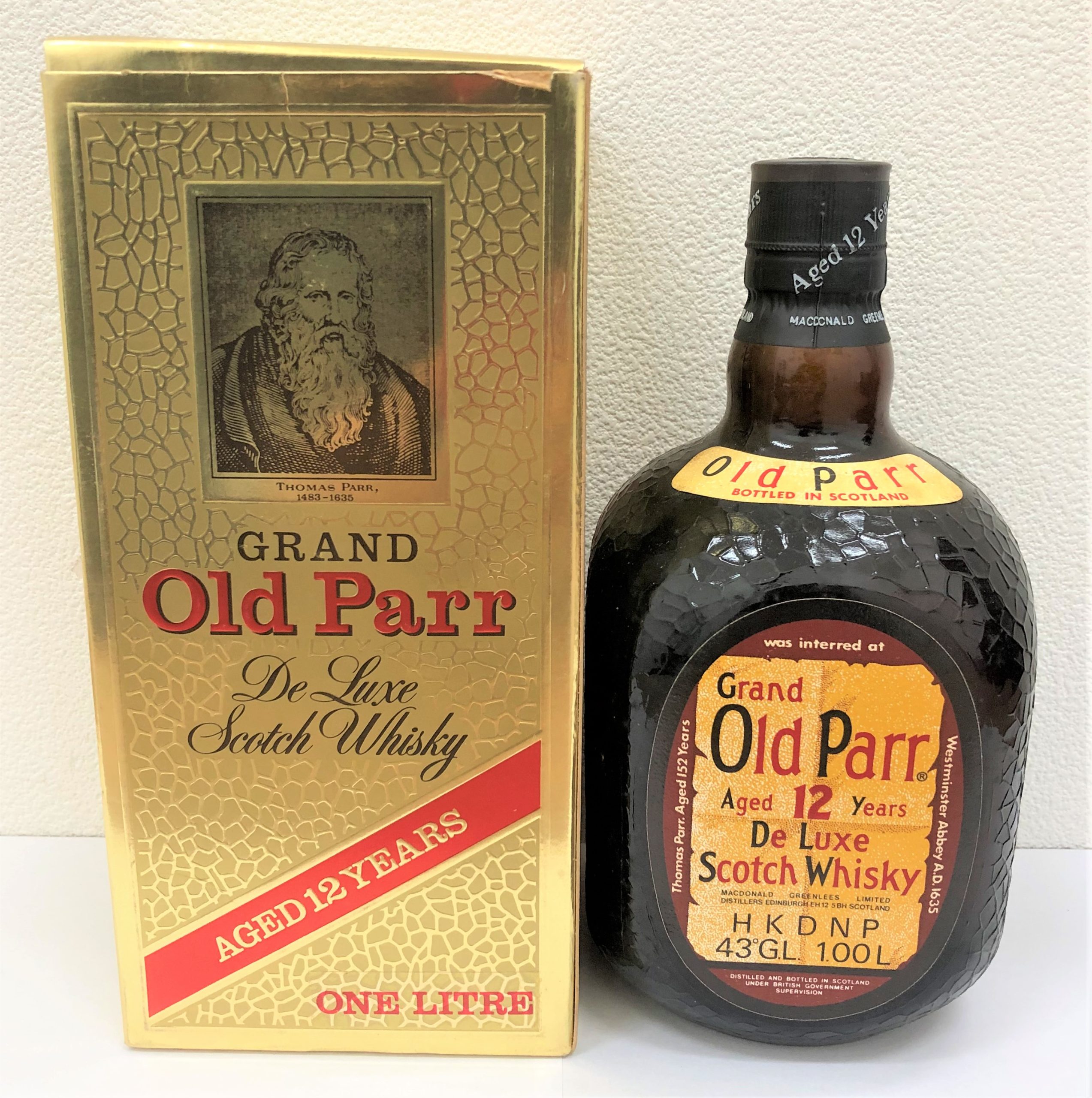 【Old Parr/オールドパー】 12年 1000ml スコッチウイスキー 