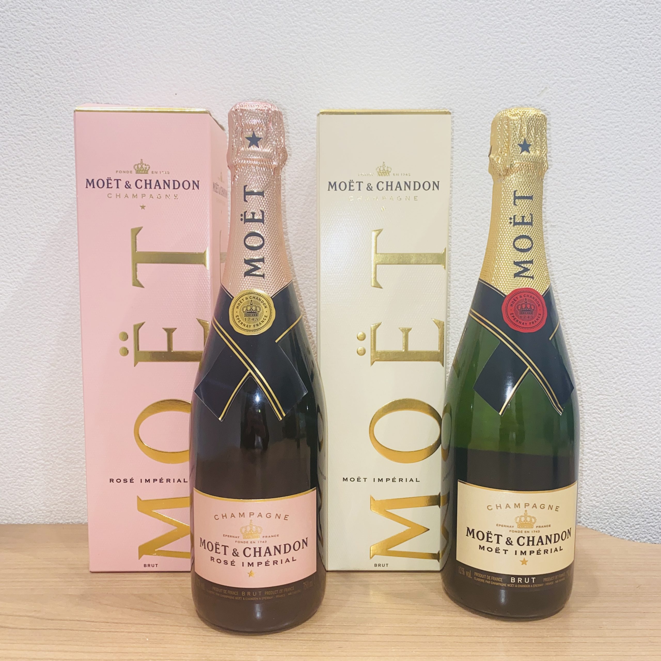 【MOET&CHANDON/モエ・エ・シャンドン】シャンパン BRUT/ブリュット ROSE/ロゼ 750ml