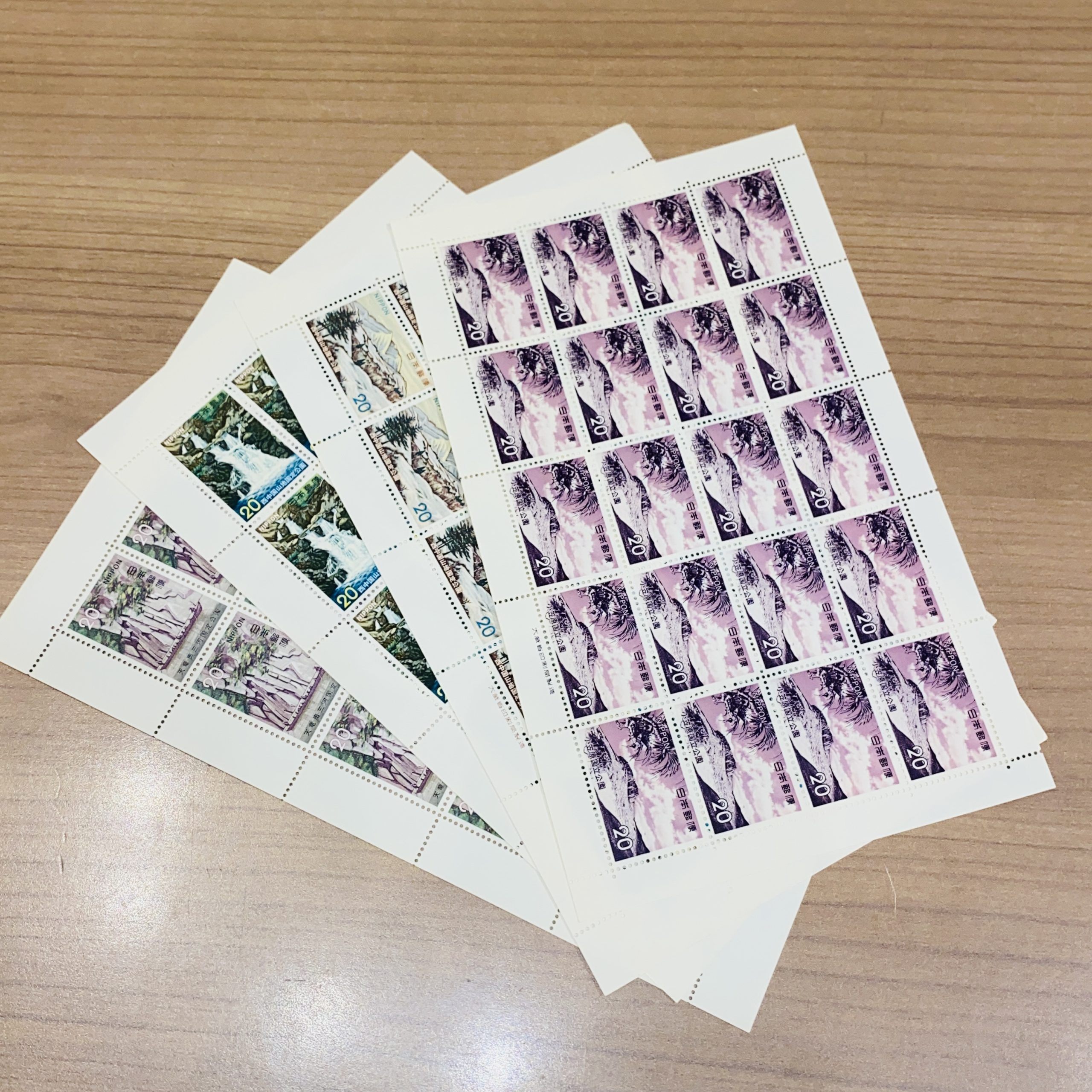 【日本シート切手】20円×20面