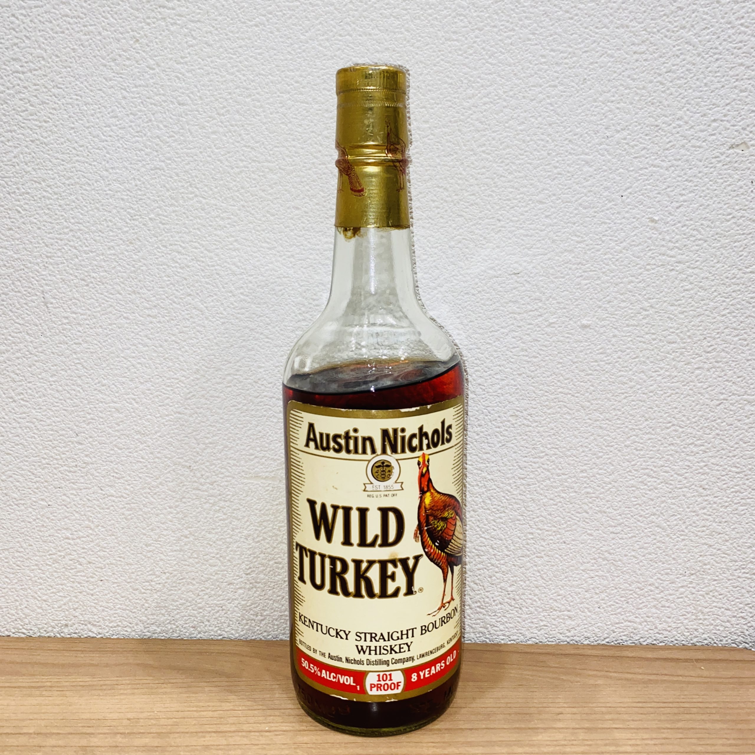 【WILD TURKEY/ワイルドターキー】8年 バーボンウイスキー 旧ボトル 750ml