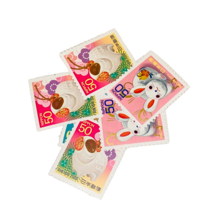 日本バラ切手 50円