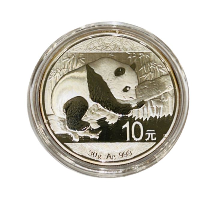 【中国銀貨】パンダ 10元 中華人民共和国 2016 AG999 30g 