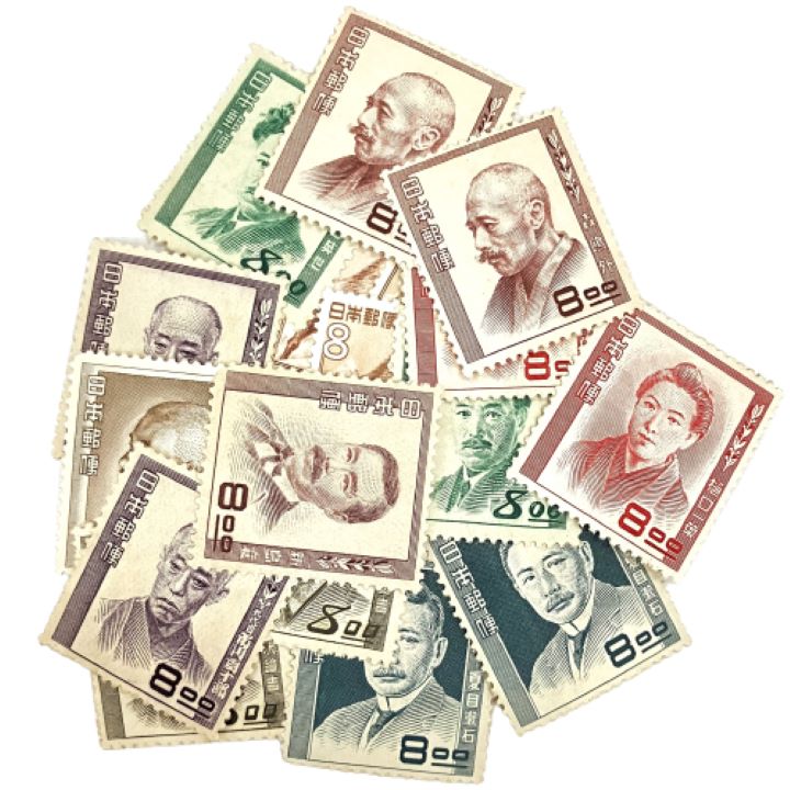 切手バラ 8円