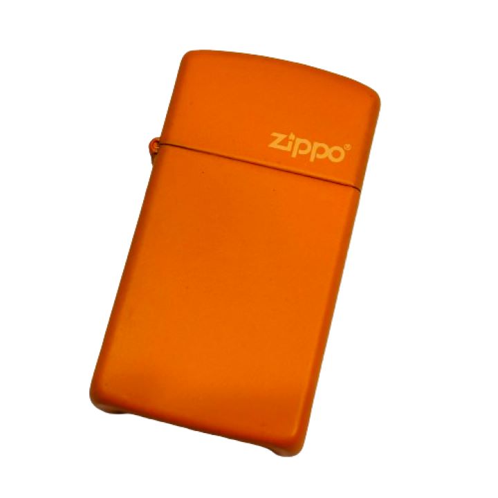 【Zippo/ジッポー】オイルライター オレンジ スリム/ミニ