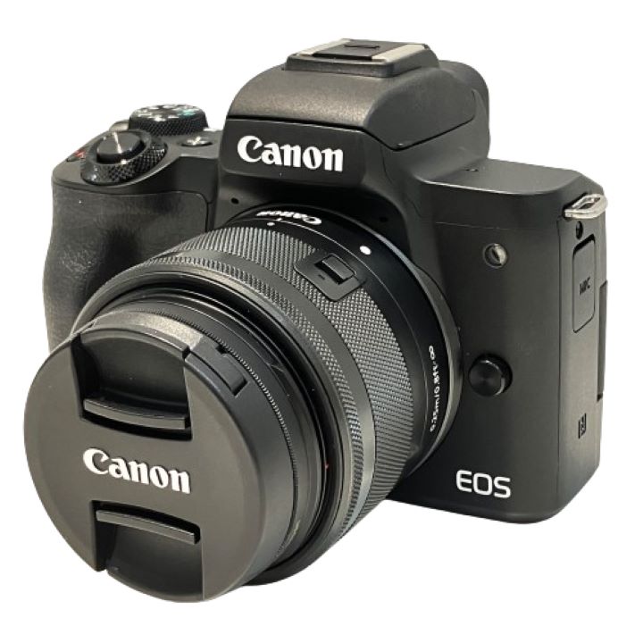 【Canon/カメラ】EOS Kiss M EF-M 15-45mm 3.5-6.3 IS STM 一眼レフデジタルカメラ
