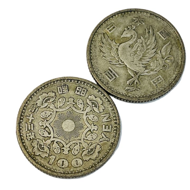 100円銀貨 鳳凰