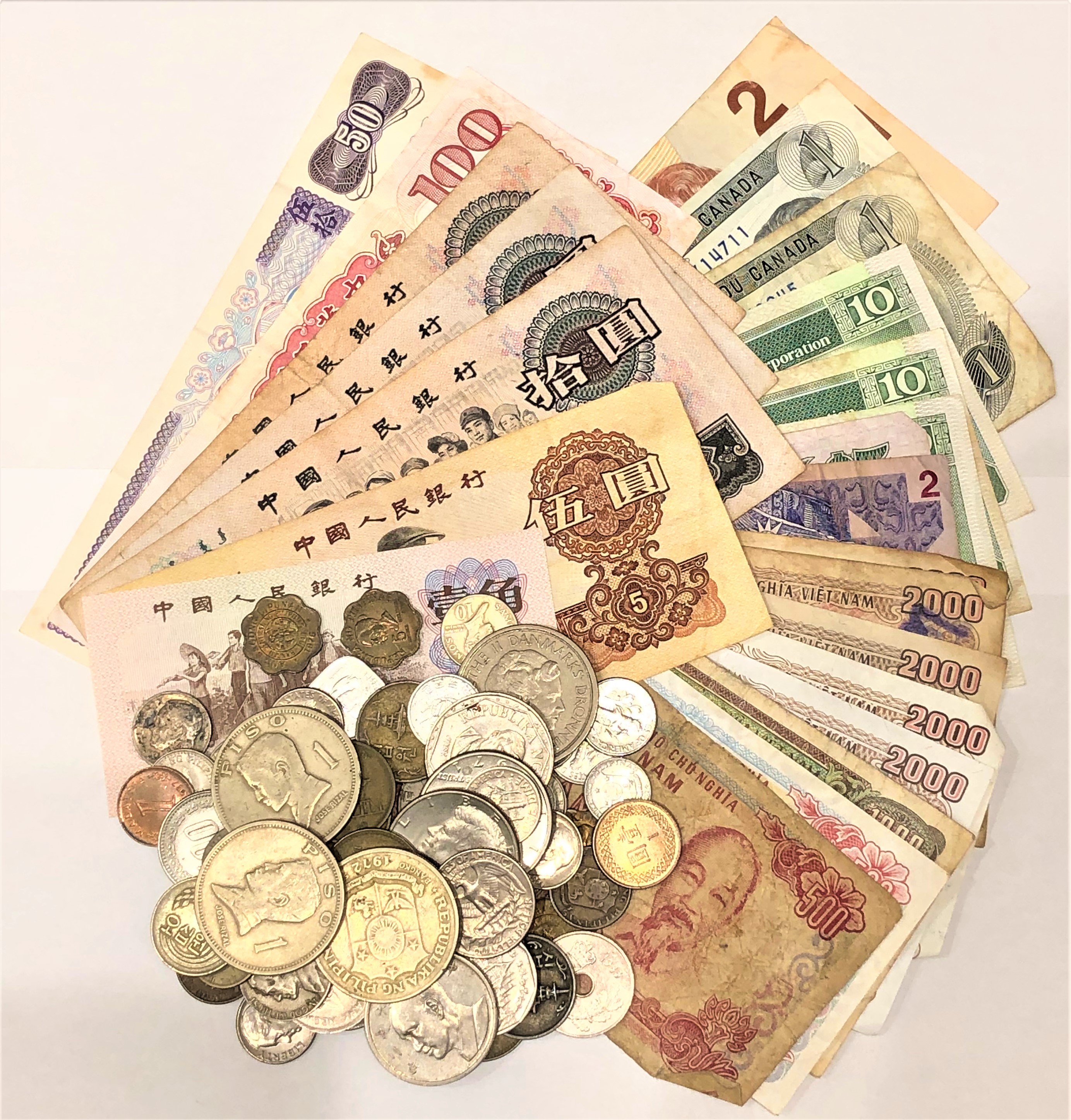 外国銭、外国紙幣