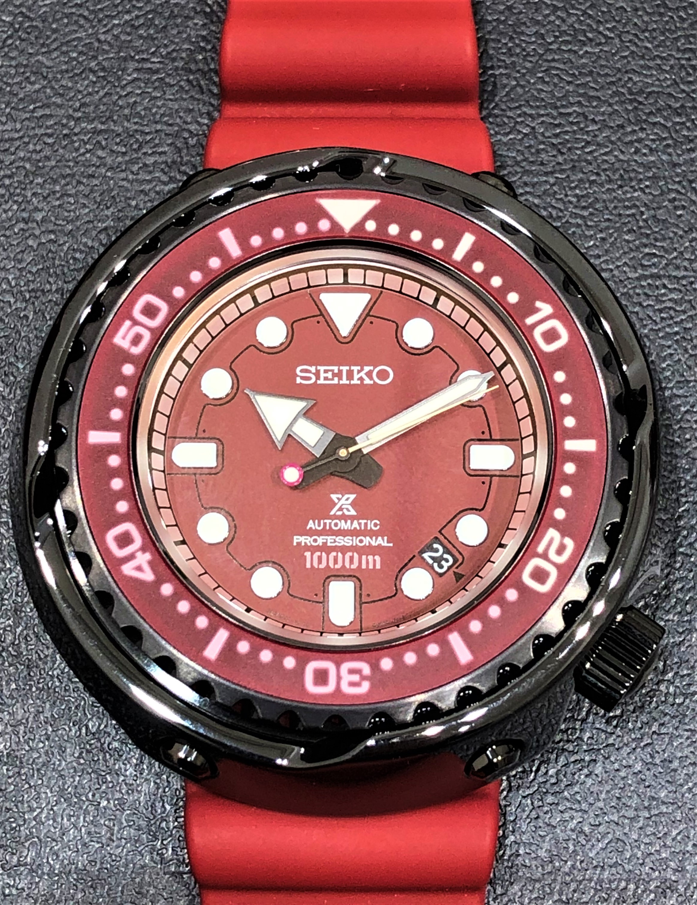 【SEIKO/セイコー】プロスペックス 機動戦士ガンダム40周年記念シャア専用ザク限定モデルマリーンマスタープロフェッショナル SBDX029 腕時計