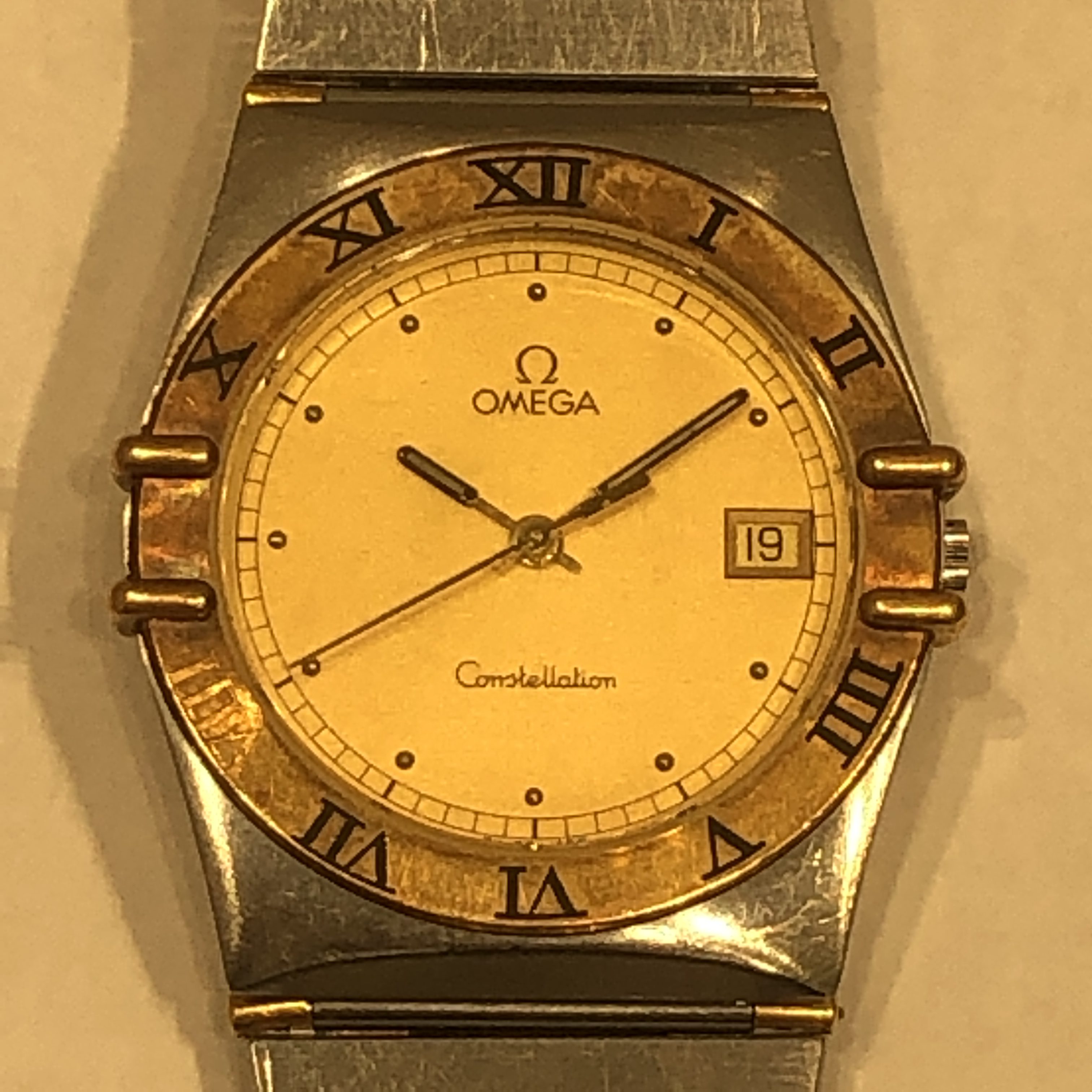 【OMEGA/オメガ】 クオーツ コンストレーション 1310.10 腕時計