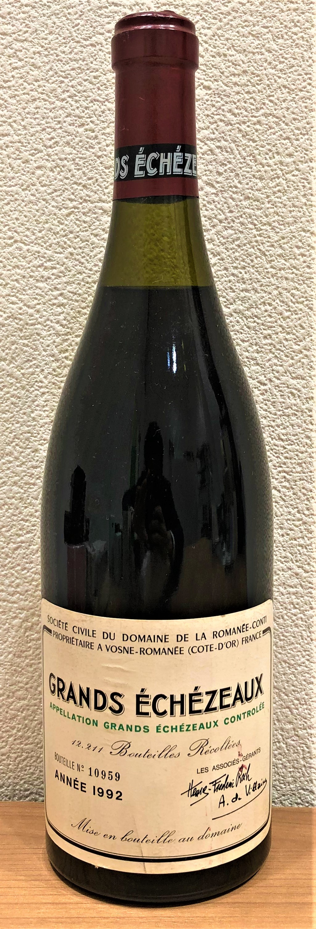グランエシェゾー 1992年 ロマネコンティ 果実酒/ワイン
