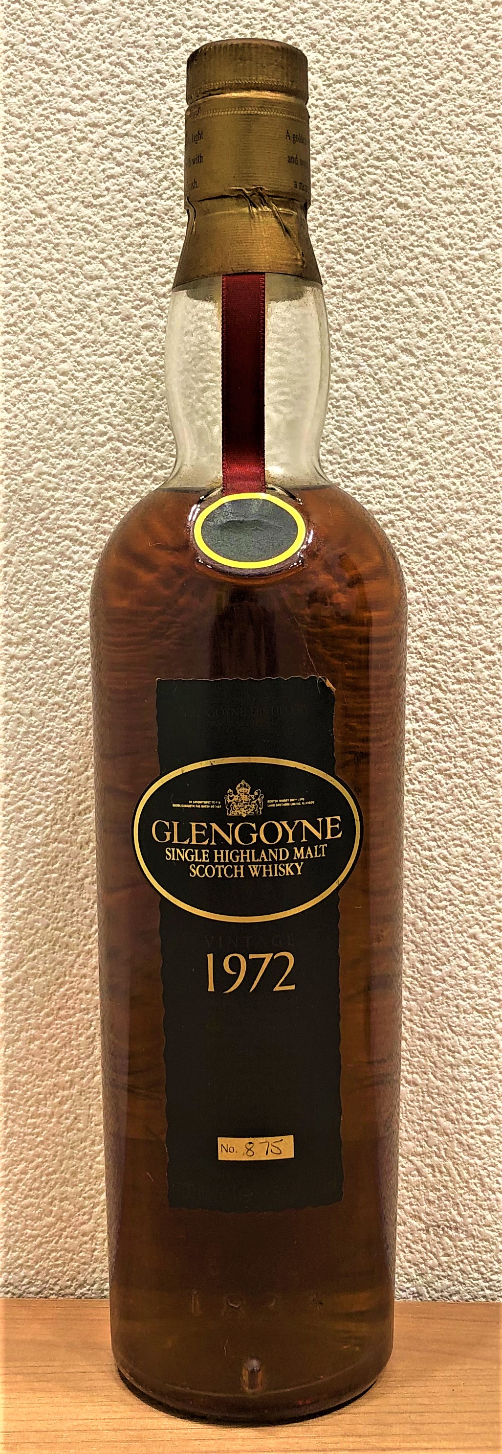 【GLENGOYNE/グレンゴイン】1972年 シングルハイランドモルト 700ml スコッチウィスキー