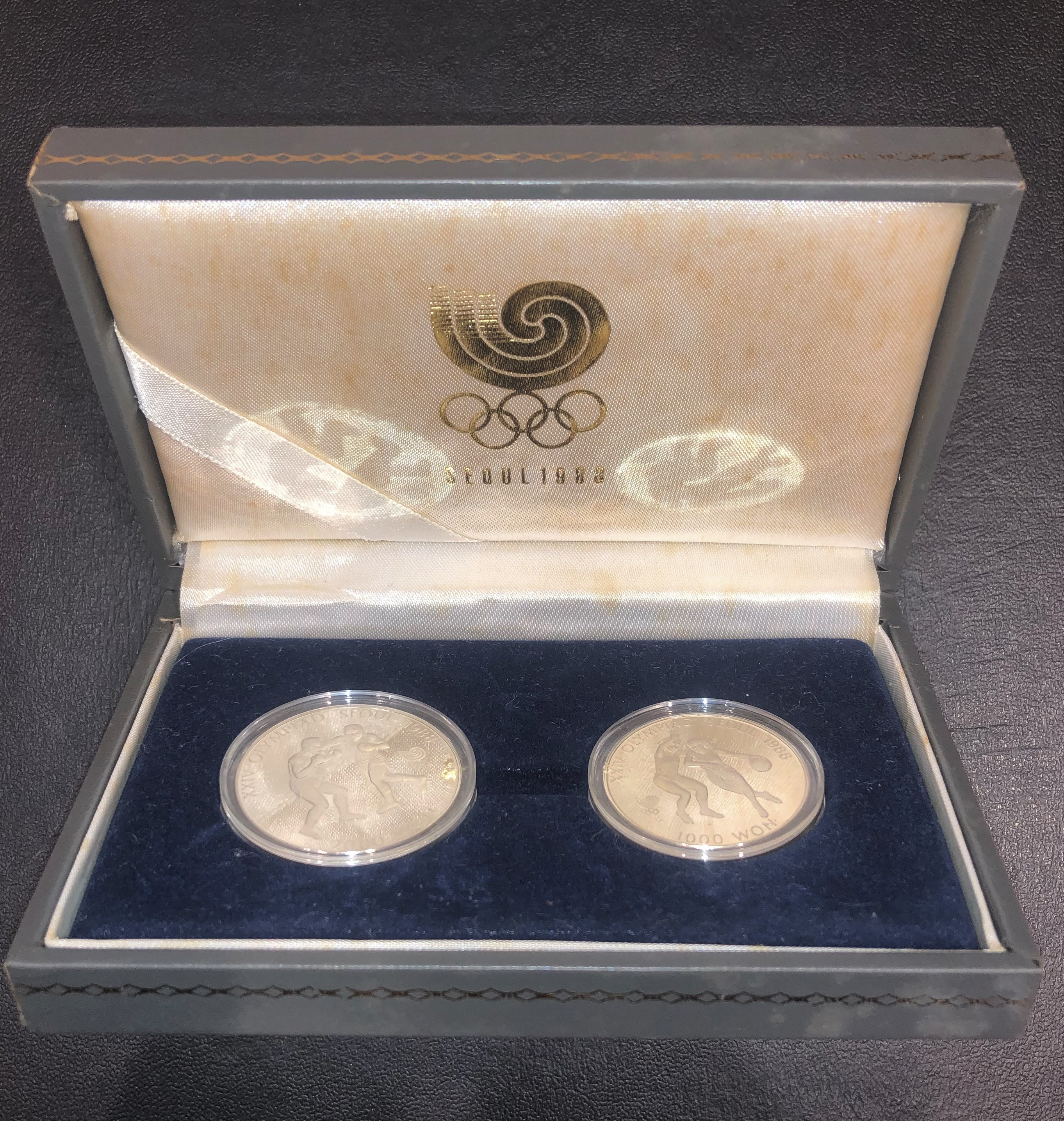 ソウルオリンピック 1988年 2000ウォン1000ウォン銀貨