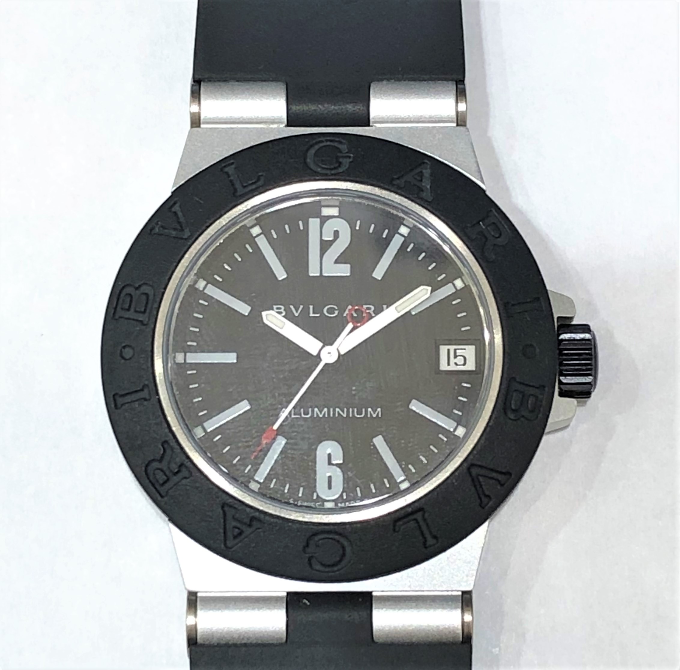 【BVLGARI/ブルガリ】アルミニウム AL32TA QZ 腕時計