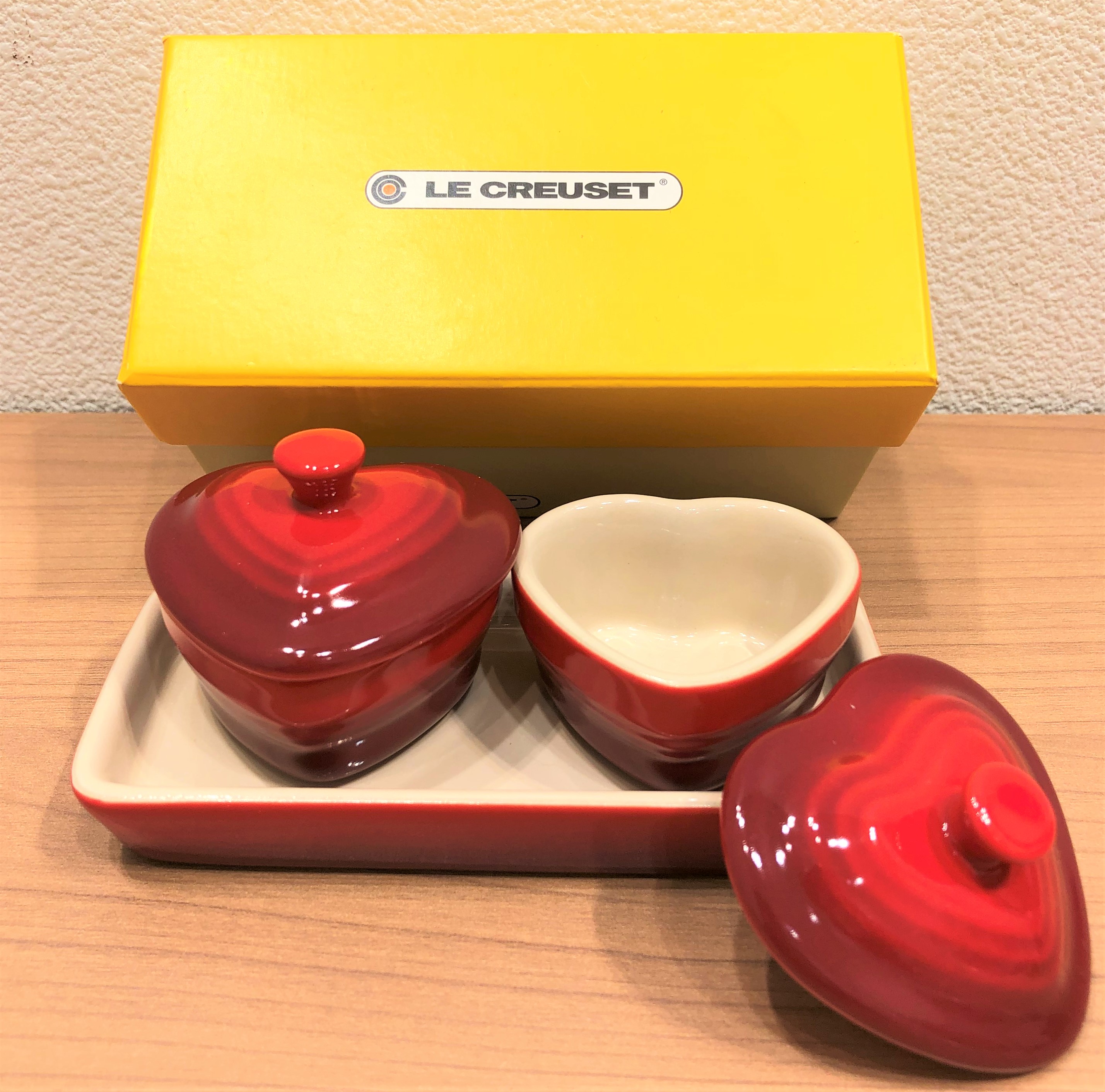 Le Creuset ルクルーゼ ミニチュアハートラムカンセット 00 わかば南砂町スナモ店