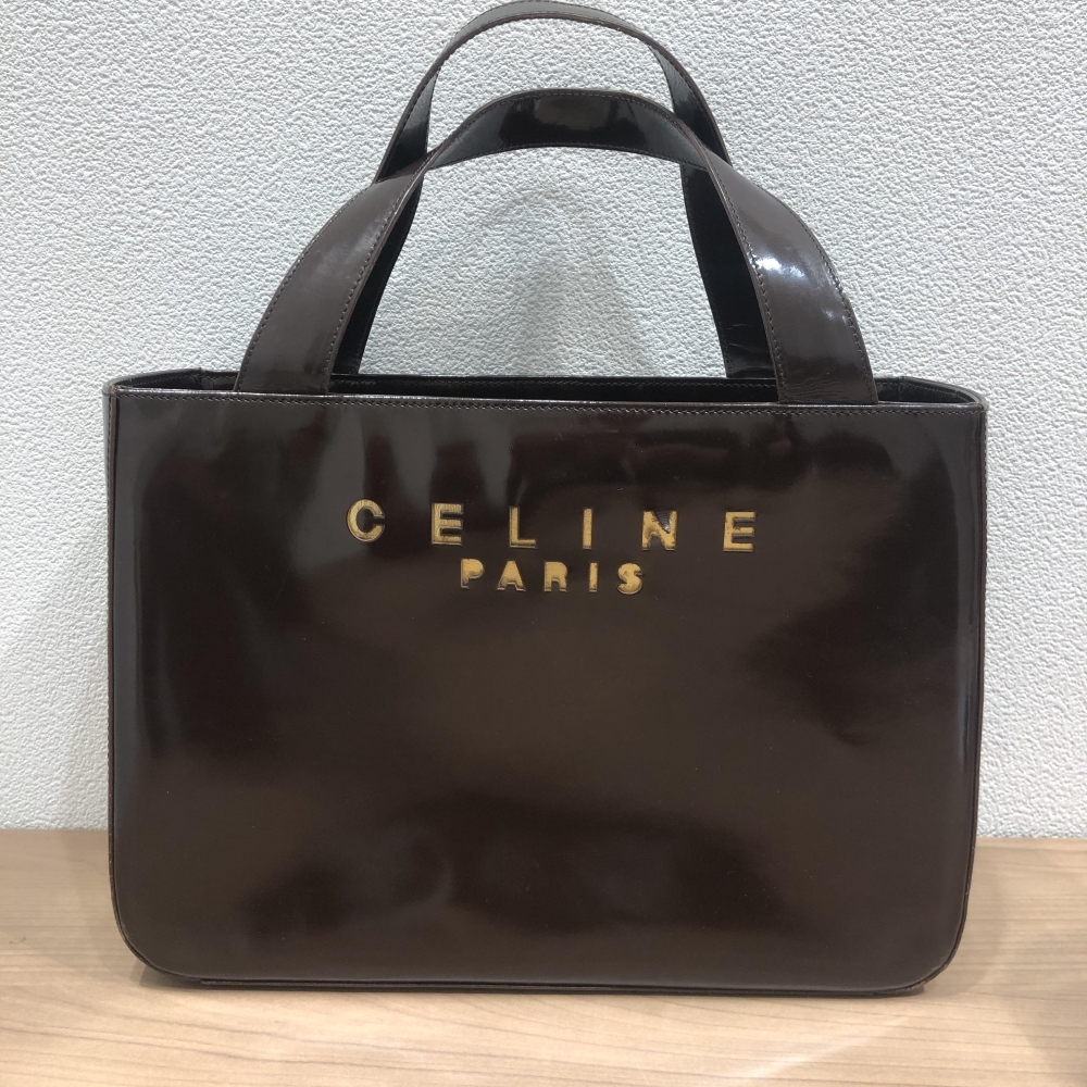【CELINE/セリーヌ】エナメル ハンドバッグ