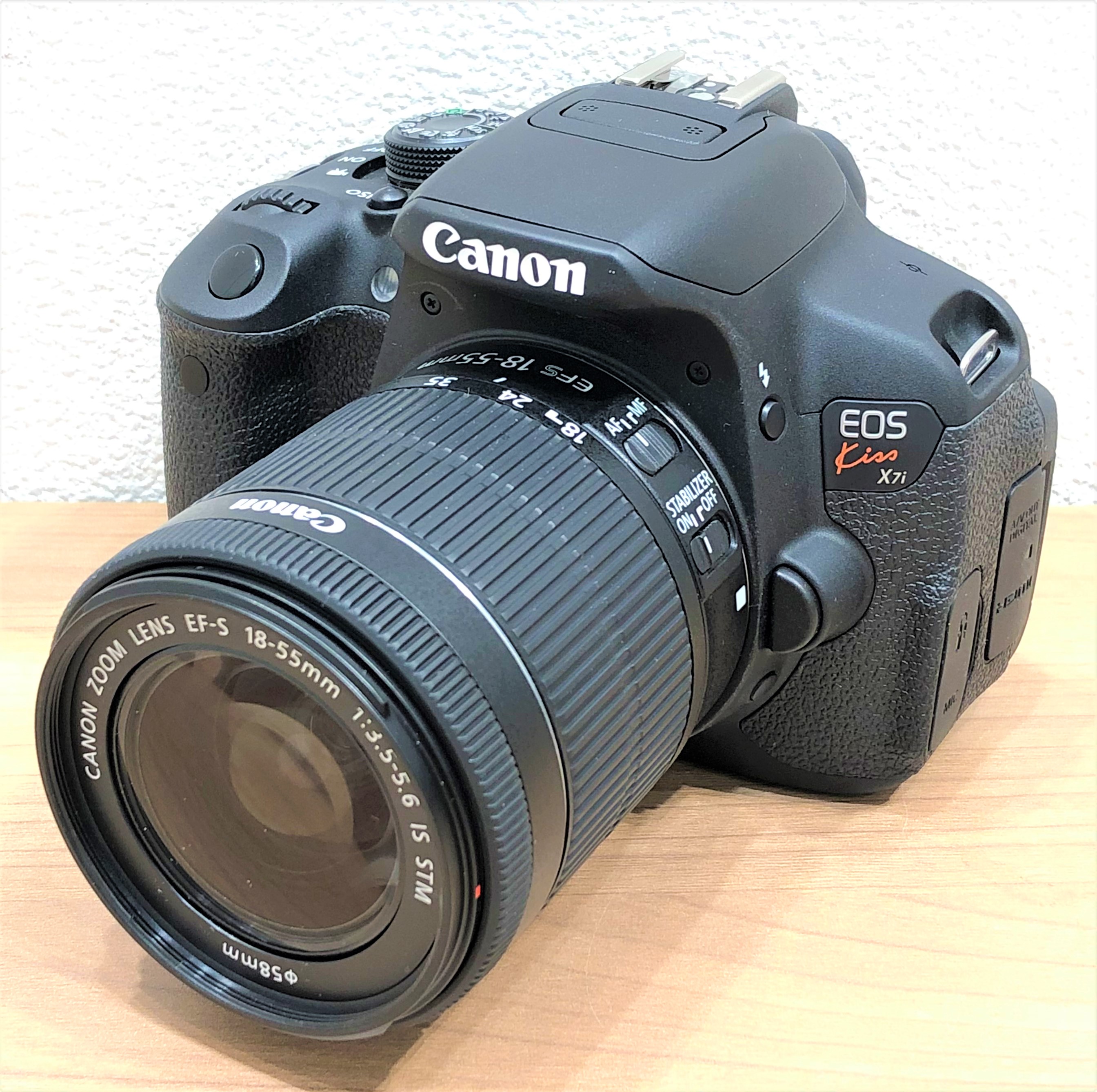 【Canon/キャノン】EOS kiss X71 EF-S 18-55mm 1:3.5-5.6 一眼レフカメラ