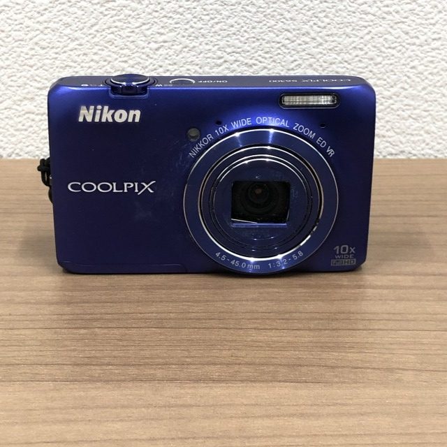 【Nikon/ニコン】COOLPIX S6300 デジカメ ブルー 4.5-45.0mm 1:3.2-5.8