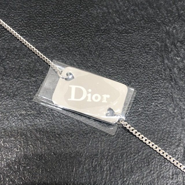 【Christian Dior/クリスチャンディオール】ロゴプレート ブレスレット