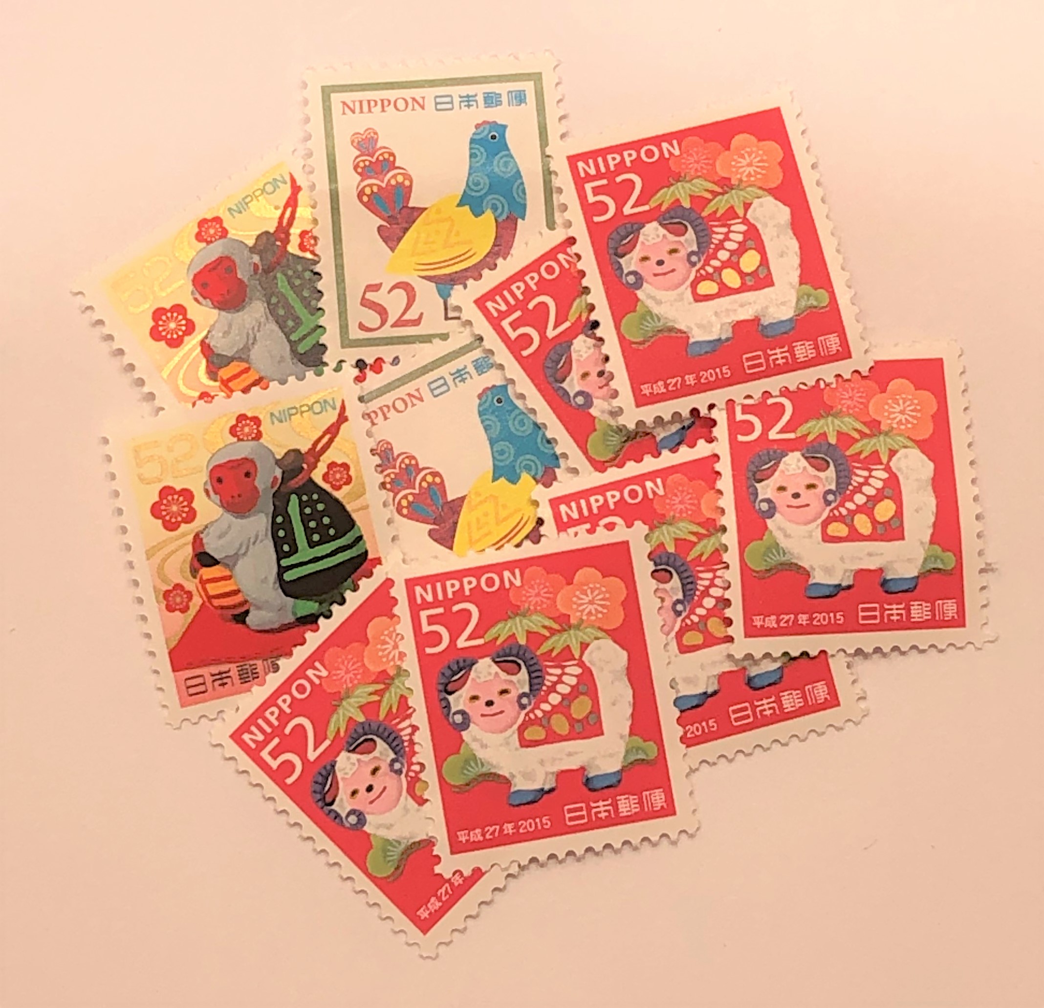 切手バラ 52円