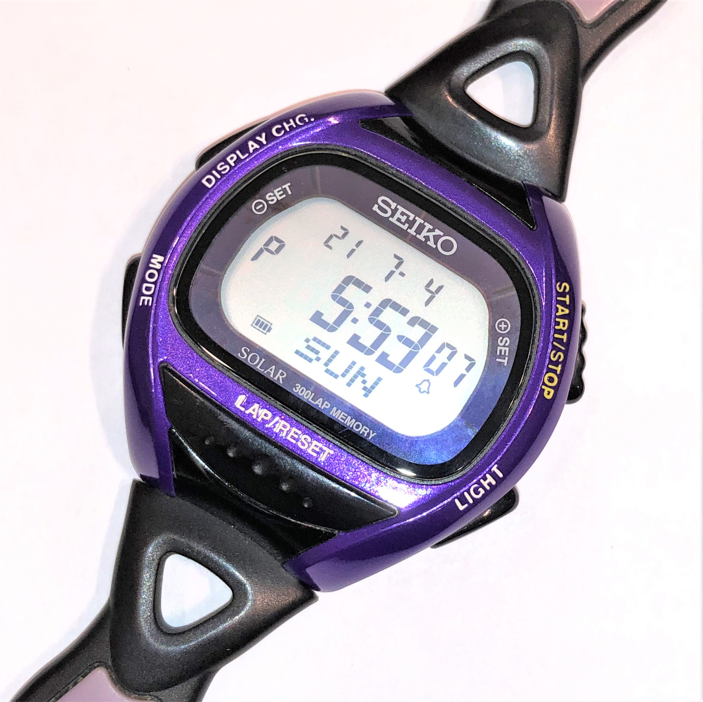 【SEIKO/セイコー】スーパーランナーズ SBEF007 S680-00A0 ソーラー腕時計