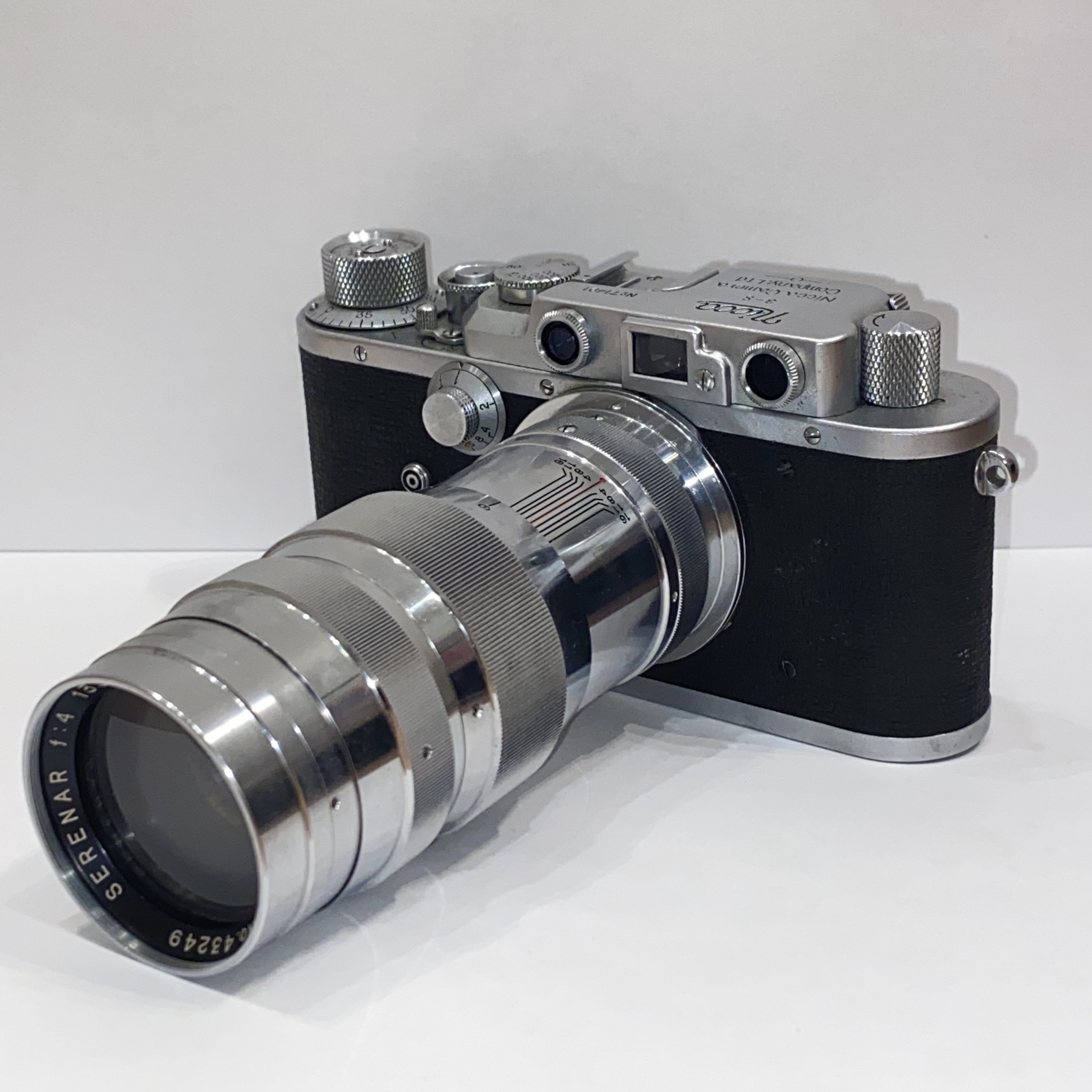 【nicca/ニッカ】3-S レンジファインダーカメラ レンズ Canon SERENAR f:4 135mm