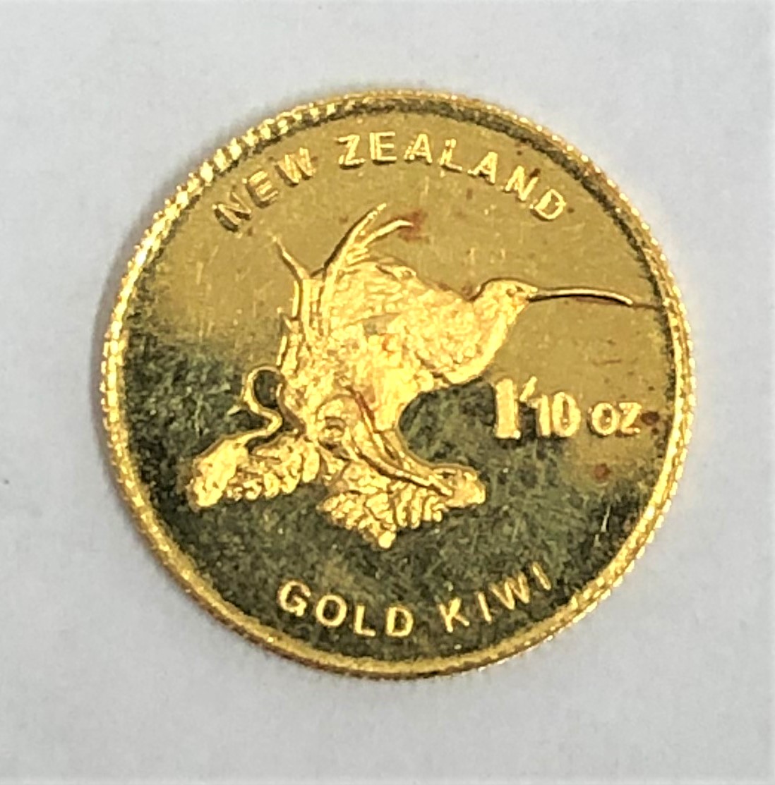 K24 ニュージーランド ゴールドキウイ10分の1oz 金貨