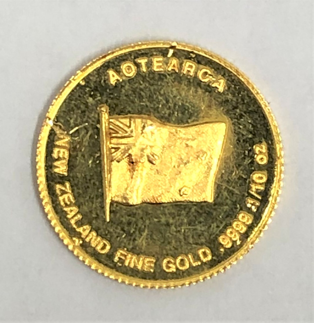 K24 ニュージーランド ゴールドキウイ10分の1oz 金貨 