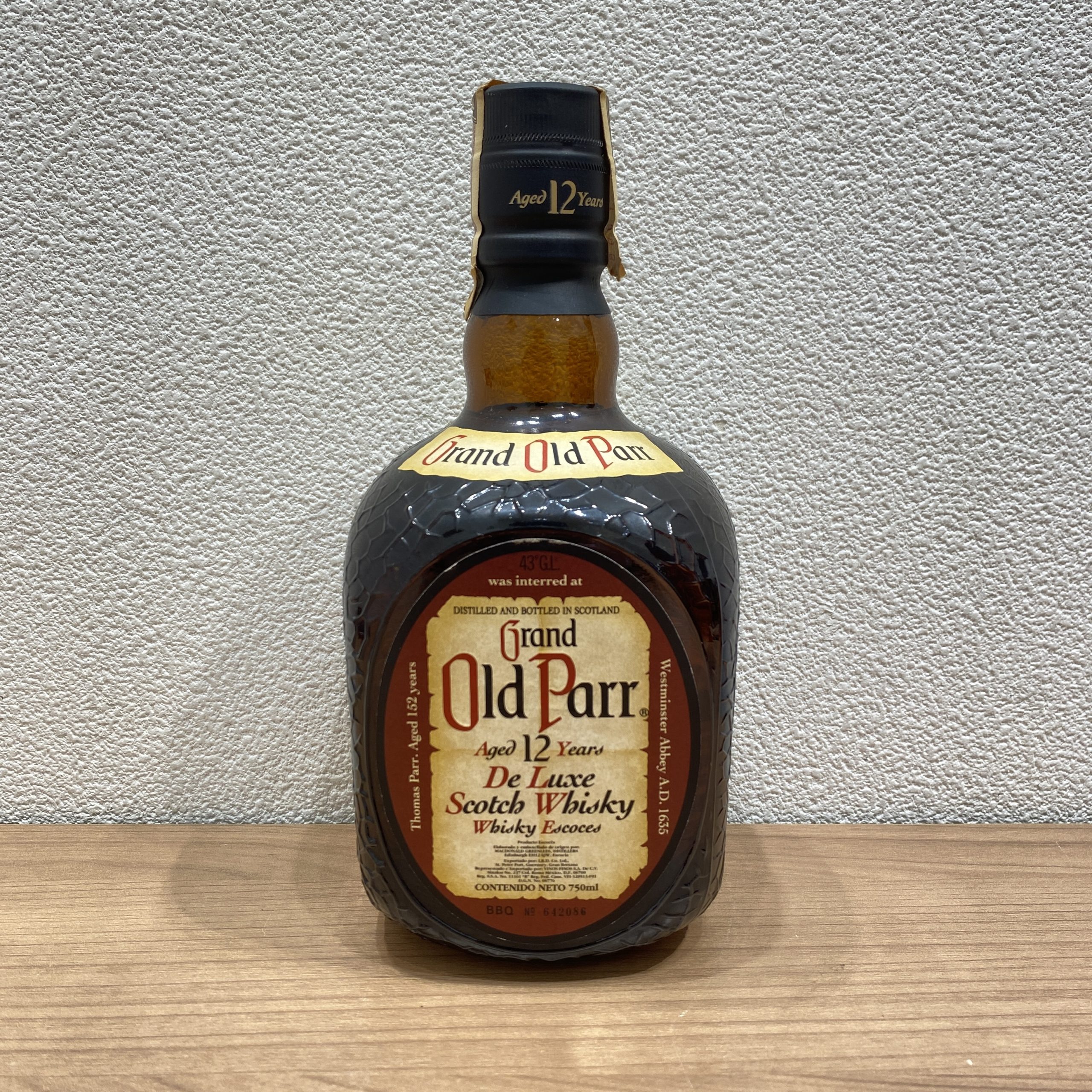 【Old Parr/オールドパー】12年 スコッチウイスキー 750ml