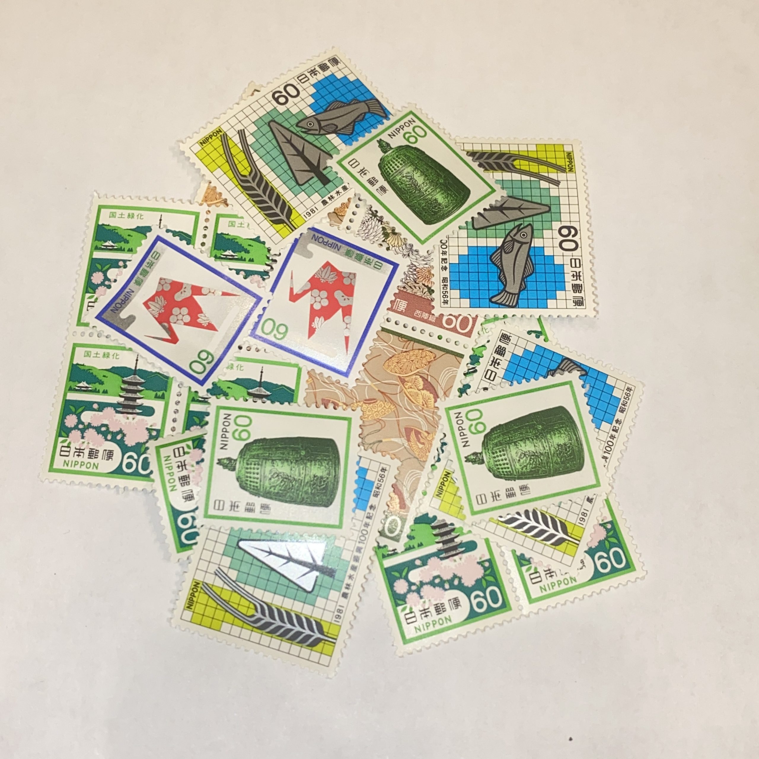 日本バラ切手 60円