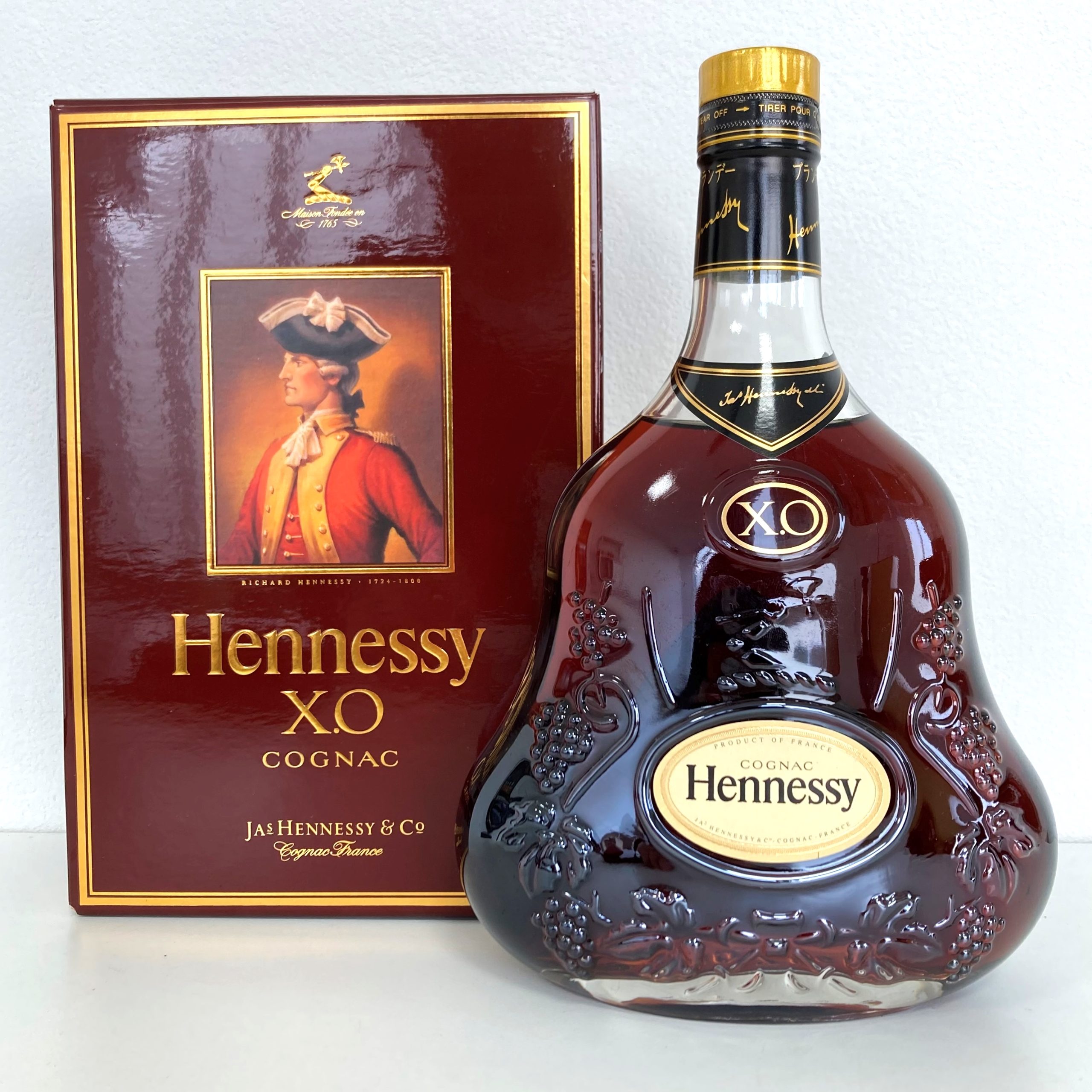 【Hennessy/ヘネシー】XO 金キャップ クリアボトル ブランデー 700ml