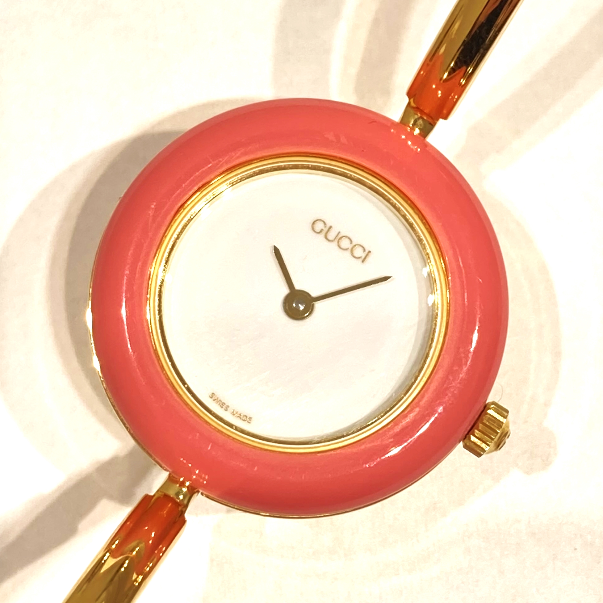 【GUCCI /グッチ】チェンジベゼル 11 12.2 QZ 腕時計