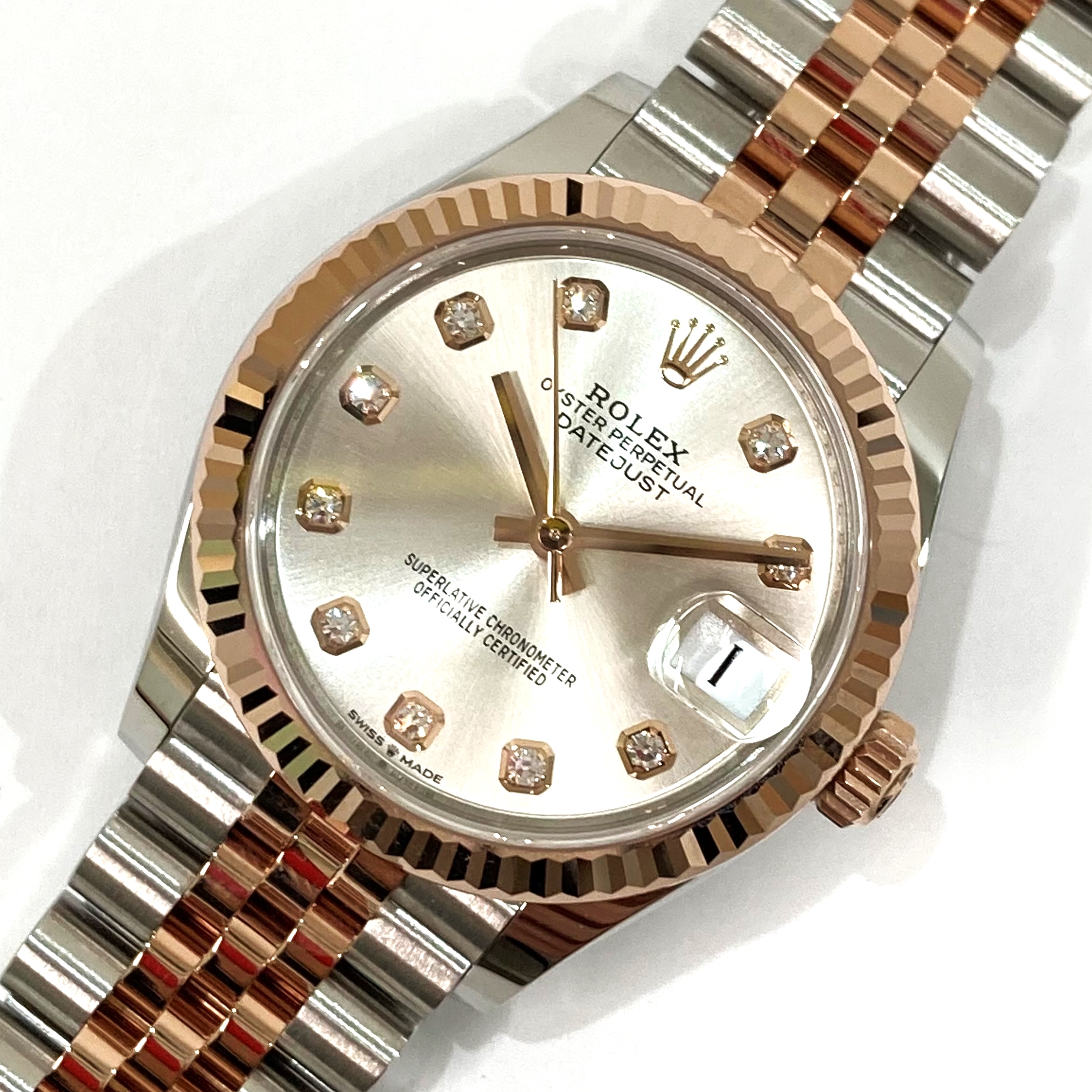 【ROLEX/ロレックス】デイトジャスト ダイヤモンド10P 278271 AT 腕時計