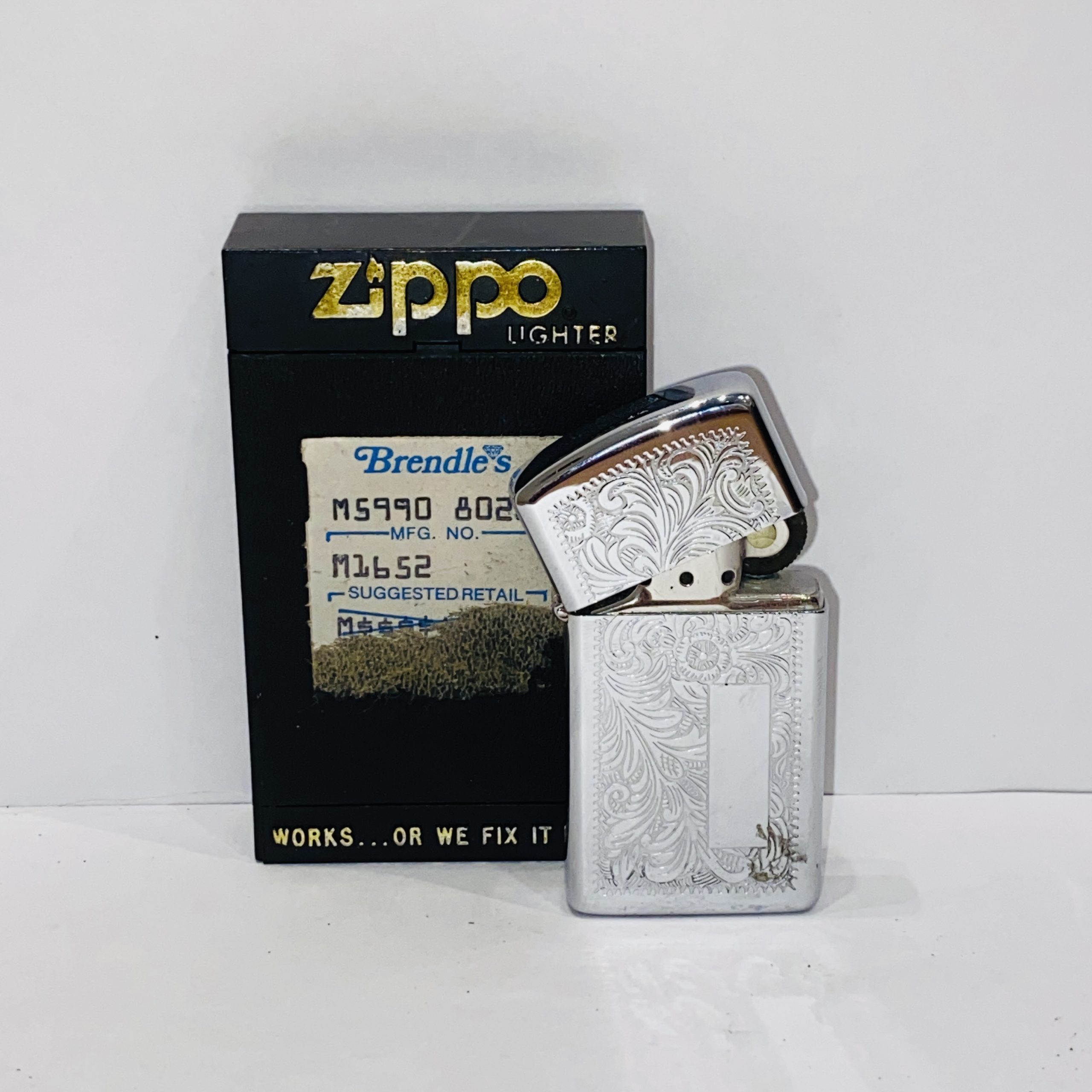 【Zippo/ジッポ】オイルライター アラベスク柄