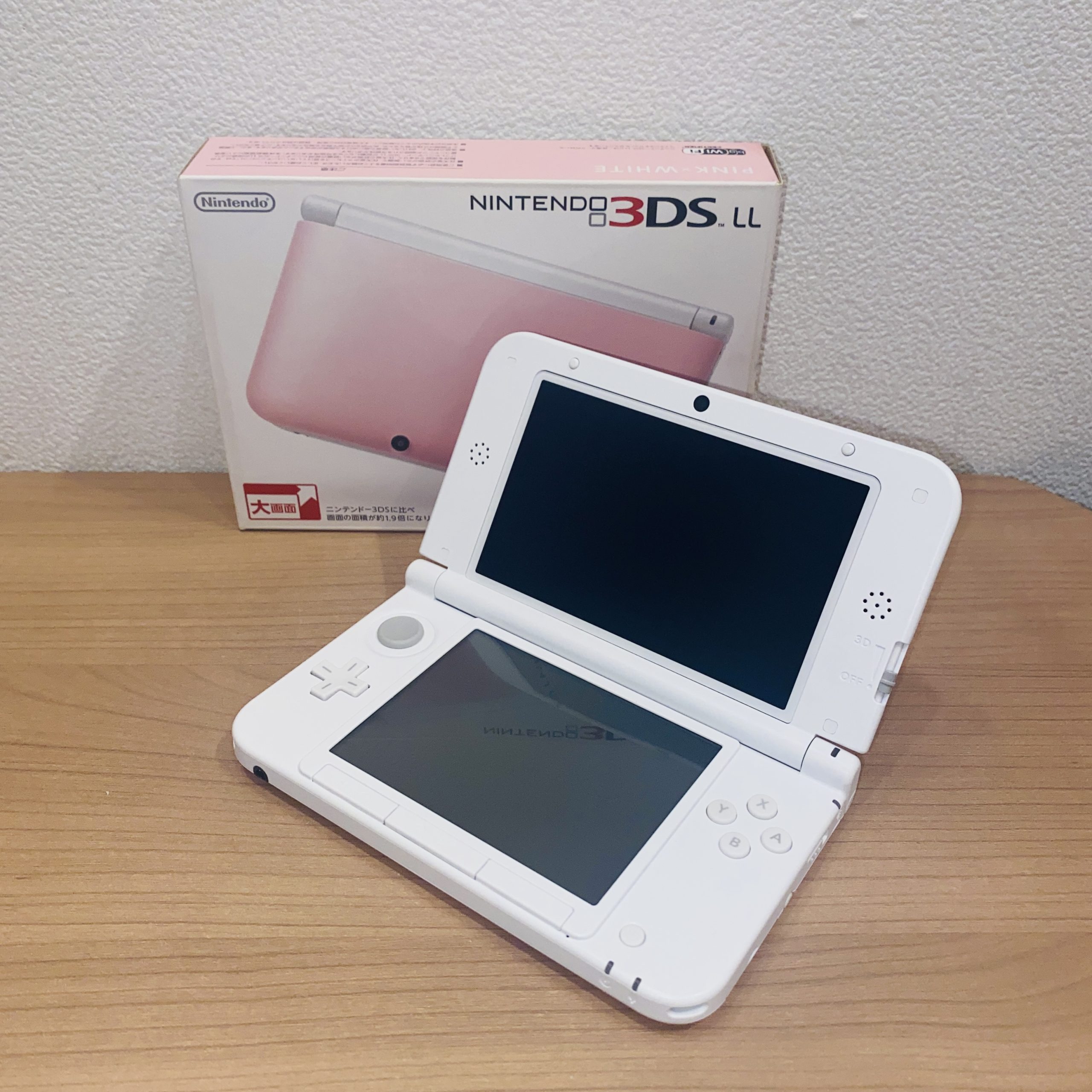 【NINTENDO/ニンテンドー/任天堂】3DS LL SPR-001 ピンク×ホワイト
