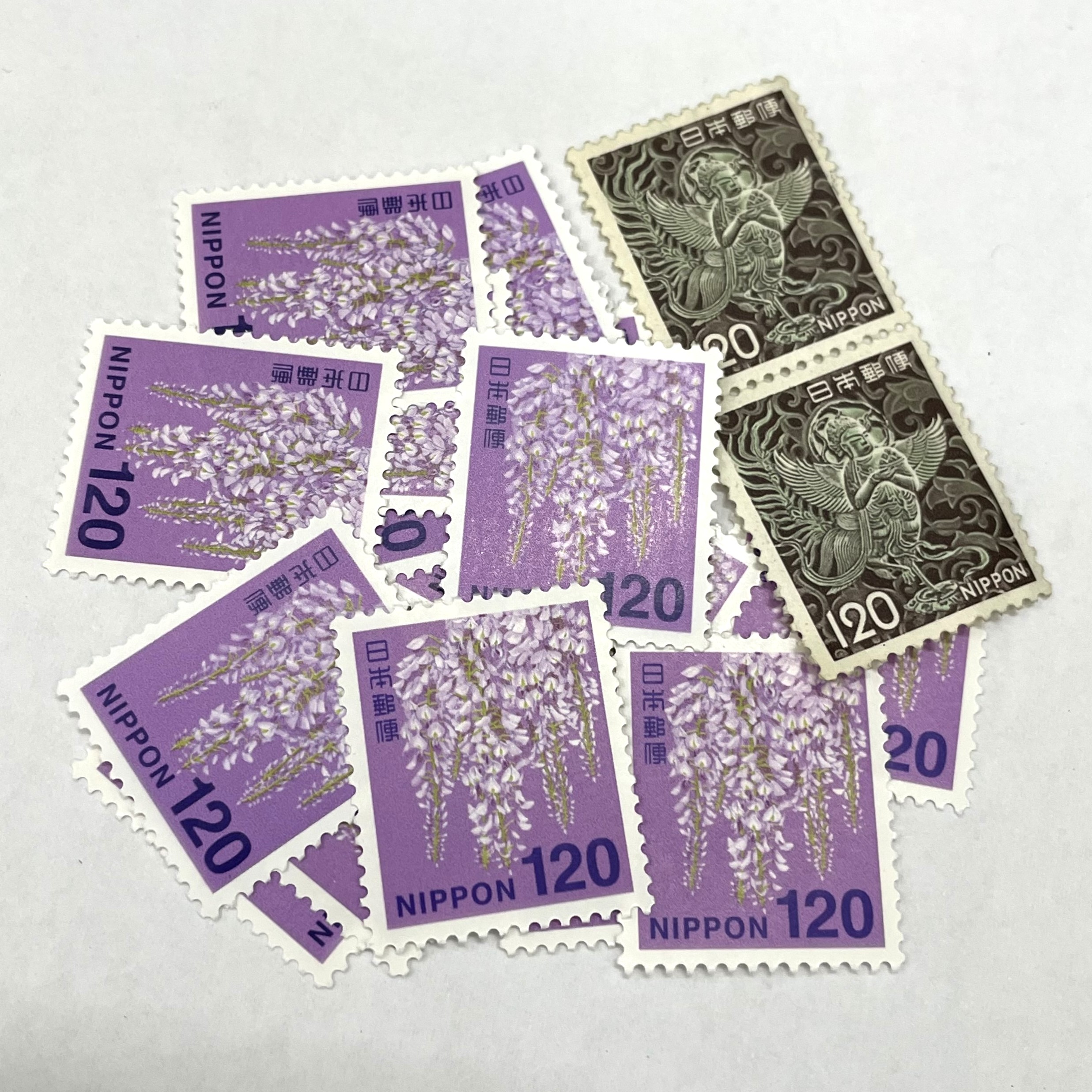 切手 バラ 120円