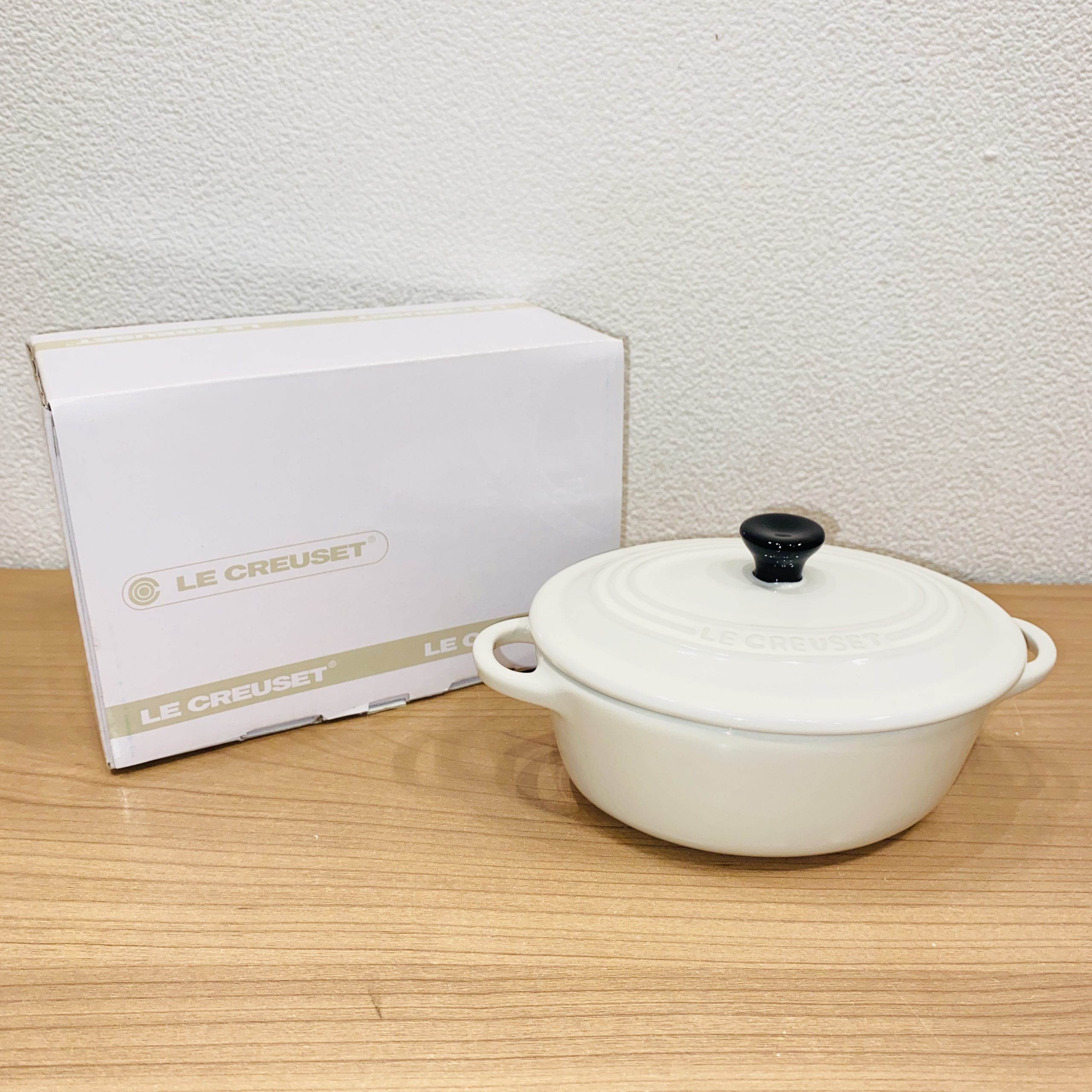 【LE CREUSET/ル・クルーゼ】耐熱テーブルウェア Mini Oval Cocotte/ココット ホワイト 