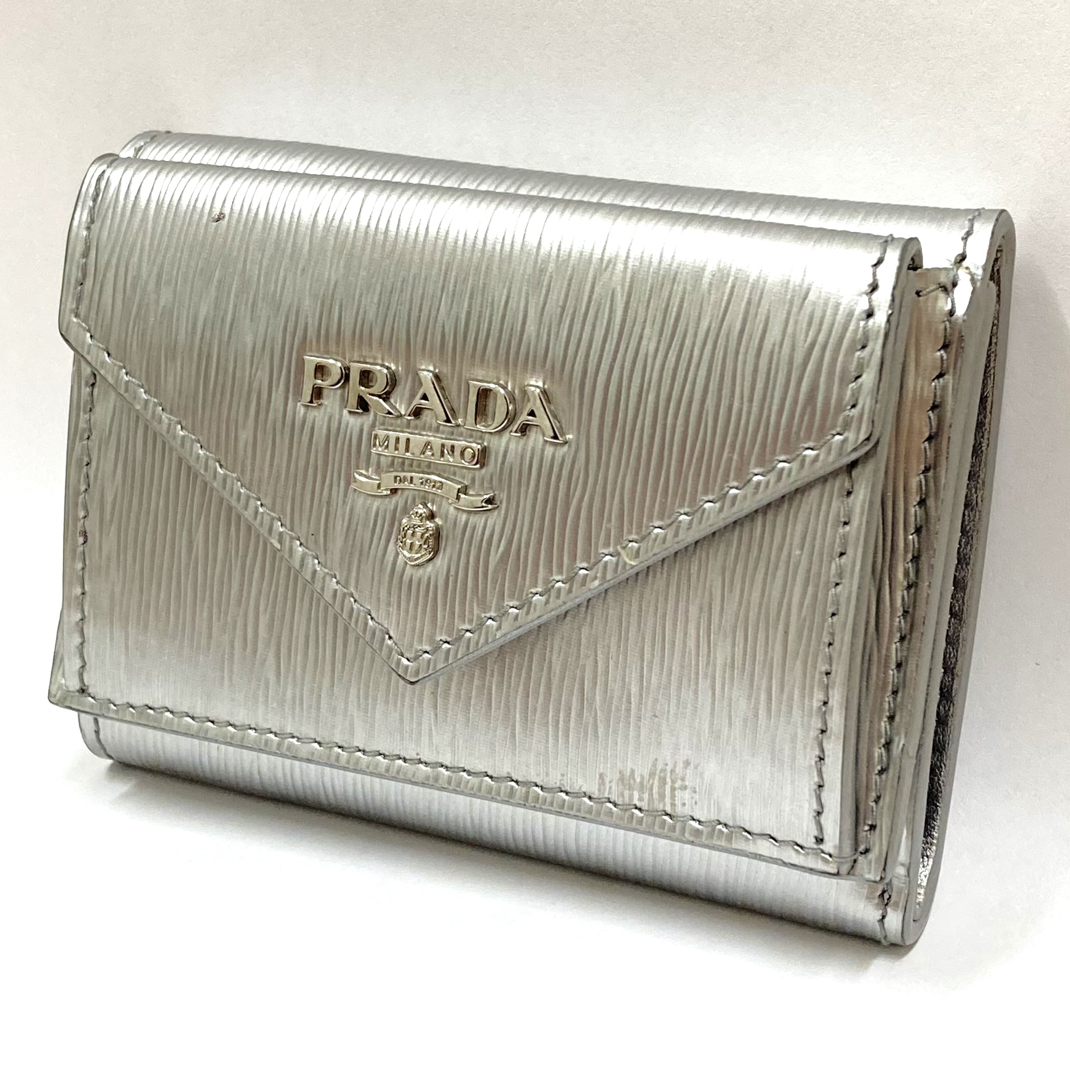 【PRADA/プラダ】3つ折りミニ財布 1MH021