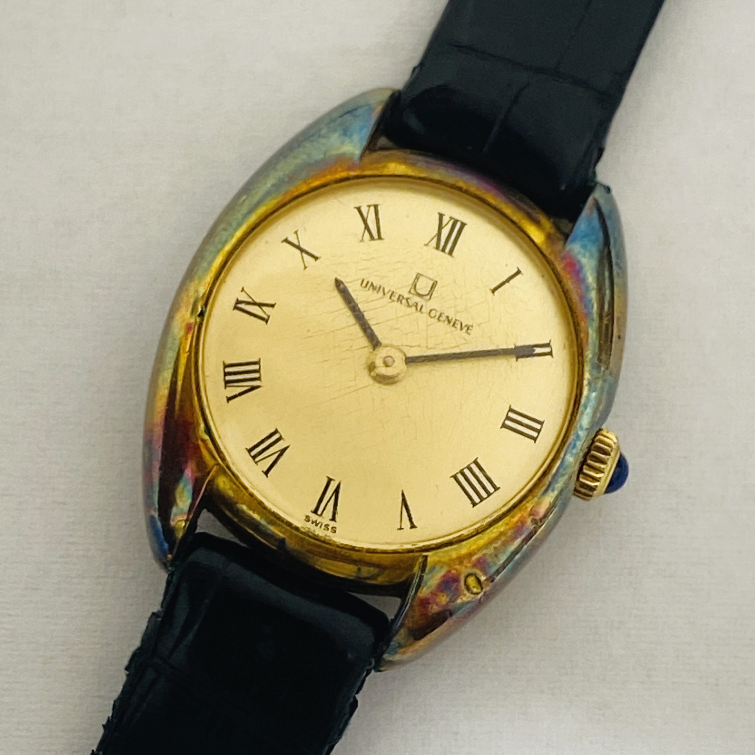 【UNIVERSAL GENEVE/ユニバーサルジュネーブ】クオーツ SV925 腕時計