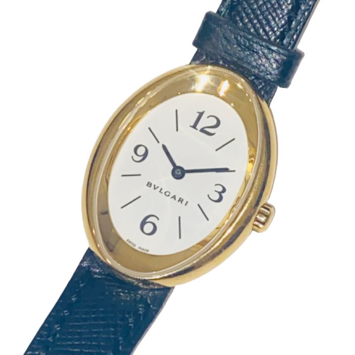 【BVLGARI/ブルガリ】クオーツ オーバル 750 腕時計