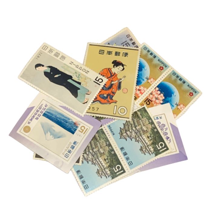 日本バラ切手 15円