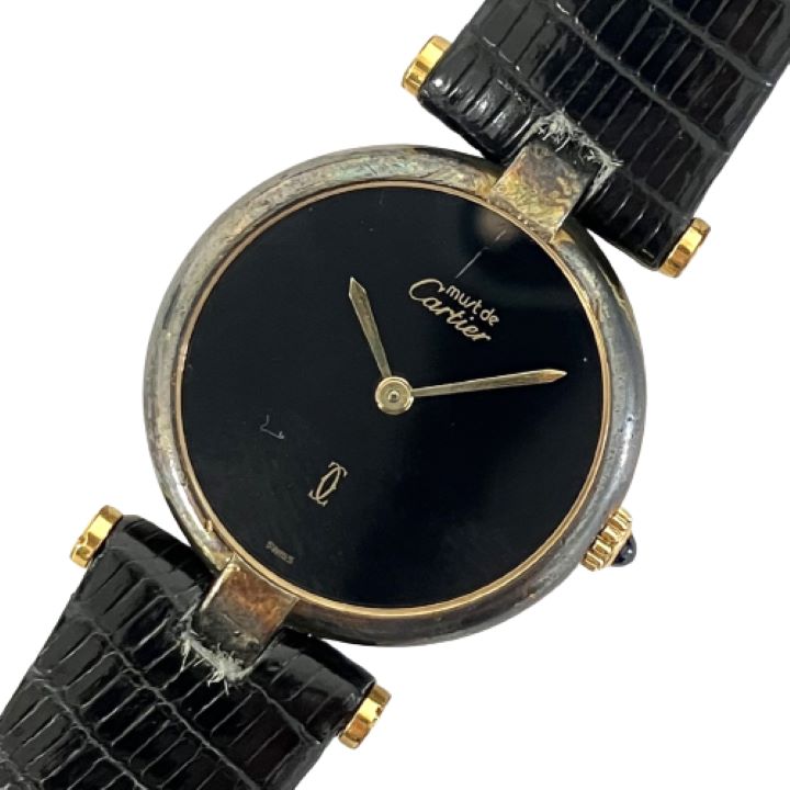 【Cartier/カルティエ】クオーツ マストヴァンドームヴェルメイユ SV925 腕時計