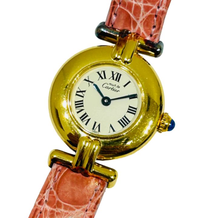 【Cartier/カルティエ】クオーツ マストコリゼ 腕時計 レディース