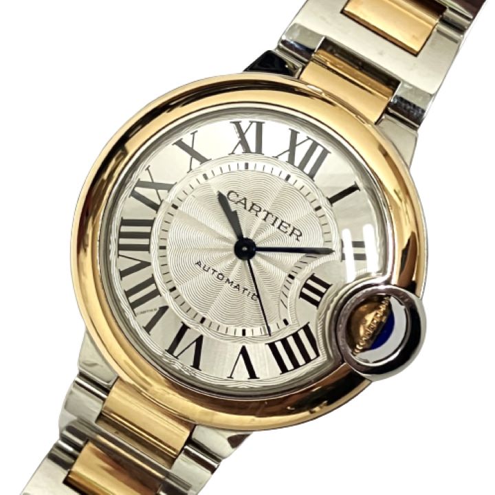 【Cartier/カルティエ】バロンブルー W2BB0032 AT 腕時計